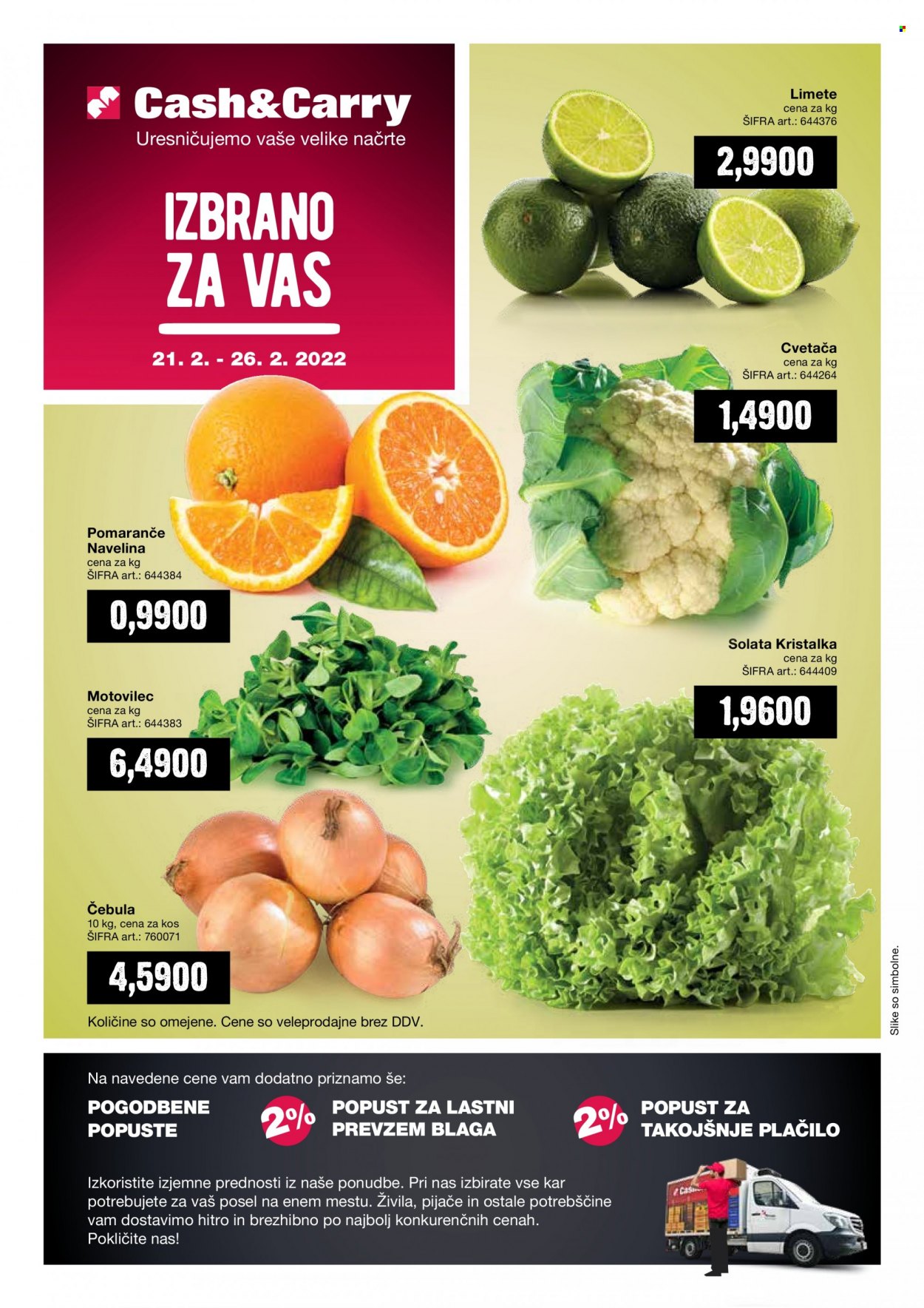 Mercator Cash & Carry katalog - 21.2.2022 - 26.2.2022. Stran 1