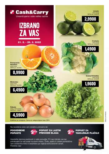 Mercator Cash & Carry katalog - 21.02.2022 - 26.02.2022.
