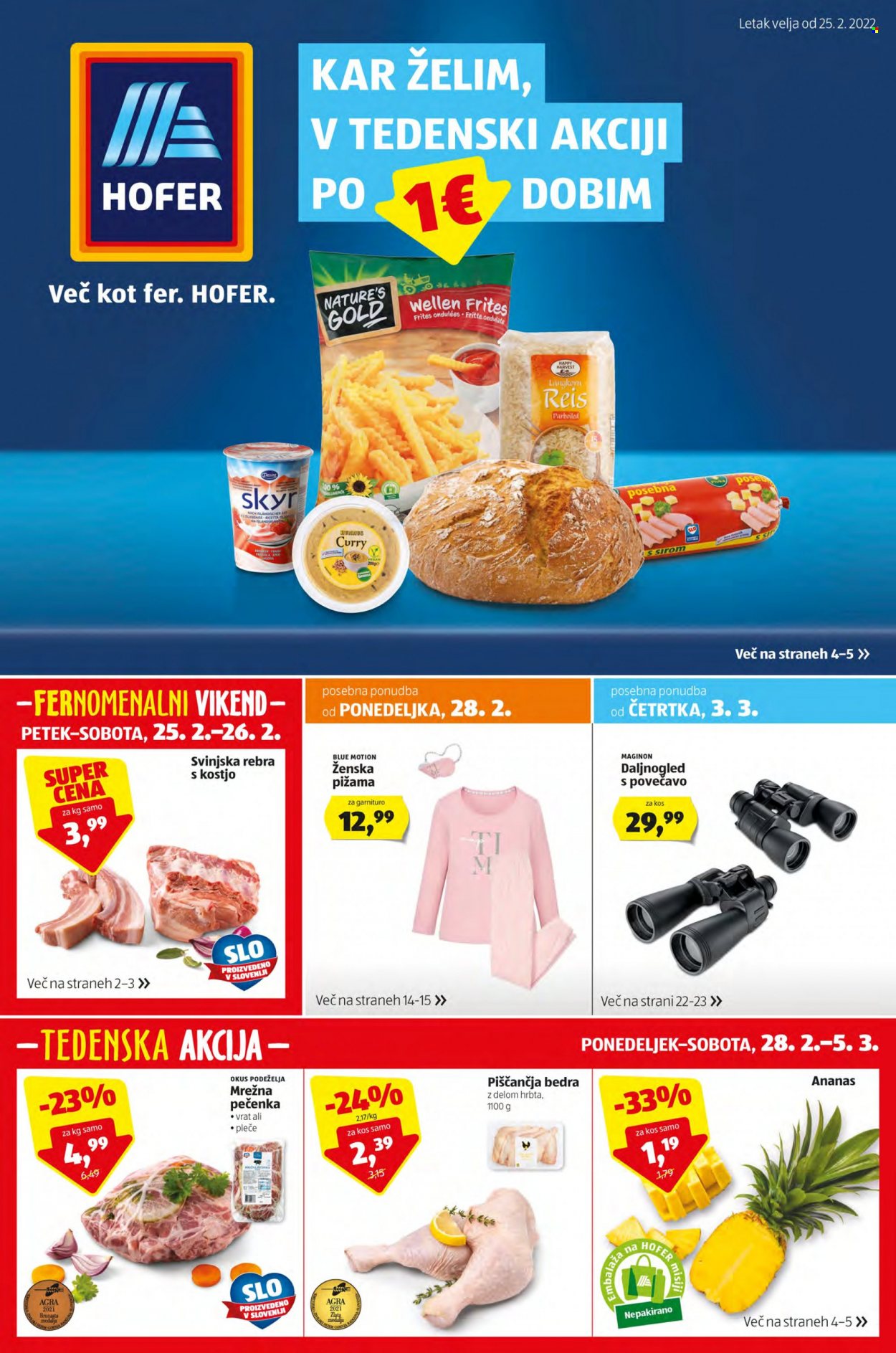 Hofer katalog - 25.2.2022 - 5.3.2022. Stran 1