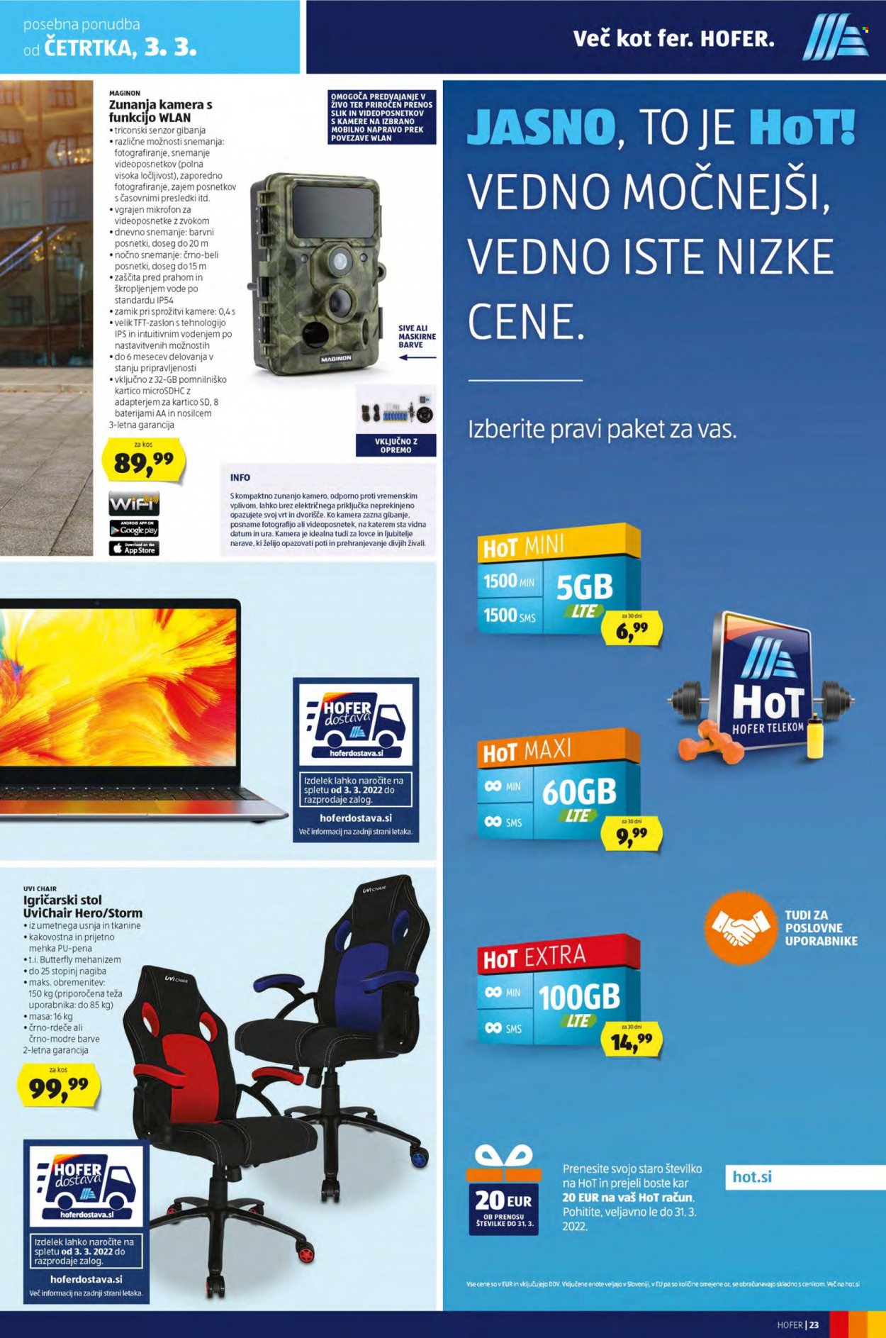 Hofer katalog - 25.2.2022 - 5.3.2022. Stran 23