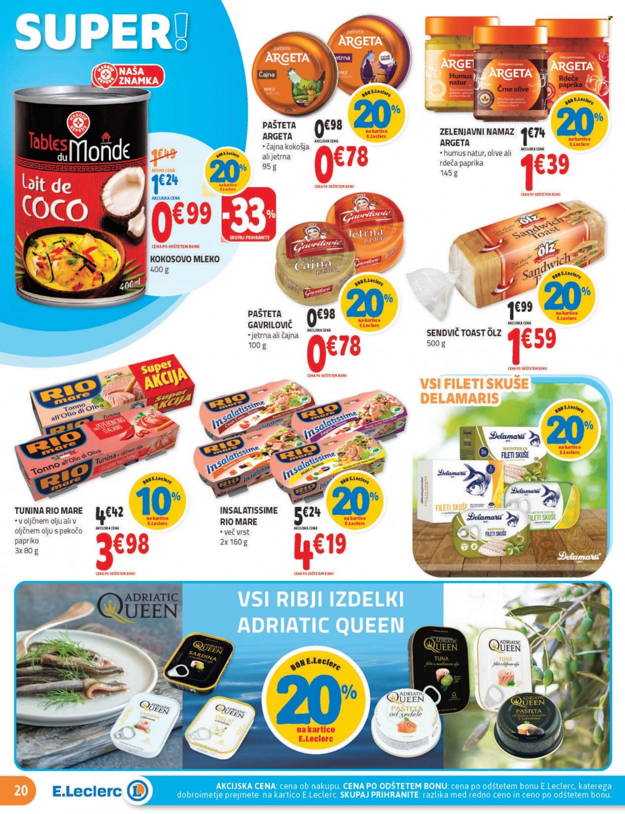 E.Leclerc katalog - 2.3.2022 - 12.3.2022. Stran 20