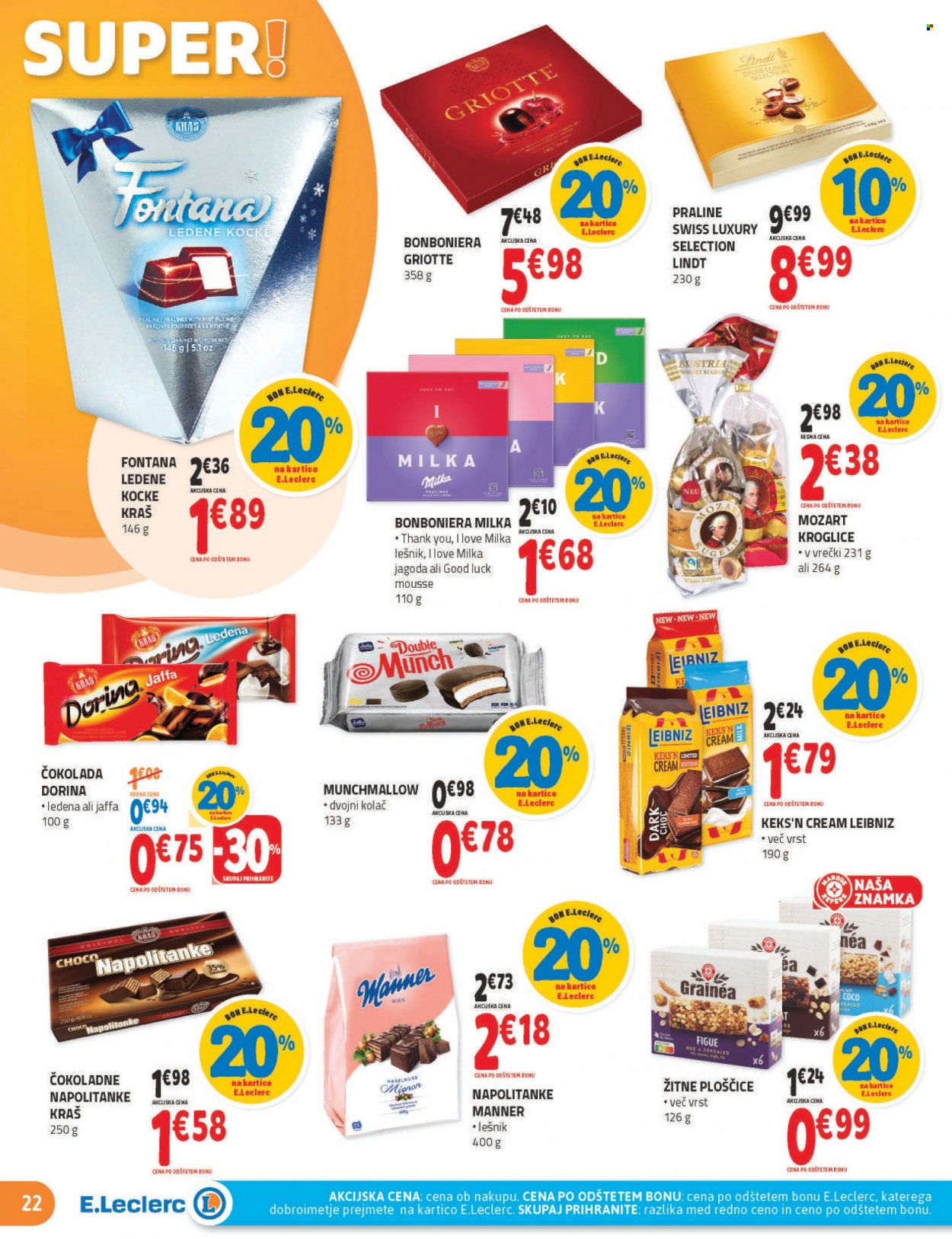 E.Leclerc katalog - 2.3.2022 - 12.3.2022. Stran 22