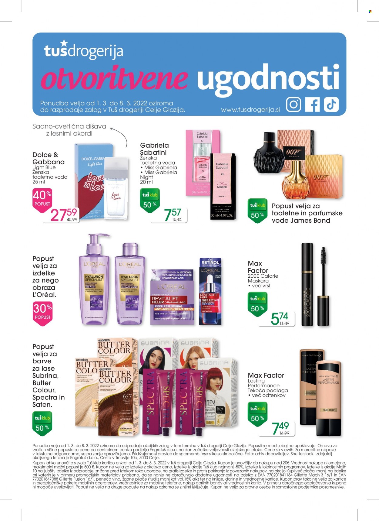 Tuš Drogeria katalog - 1.3.2022 - 8.3.2022. Stran 2
