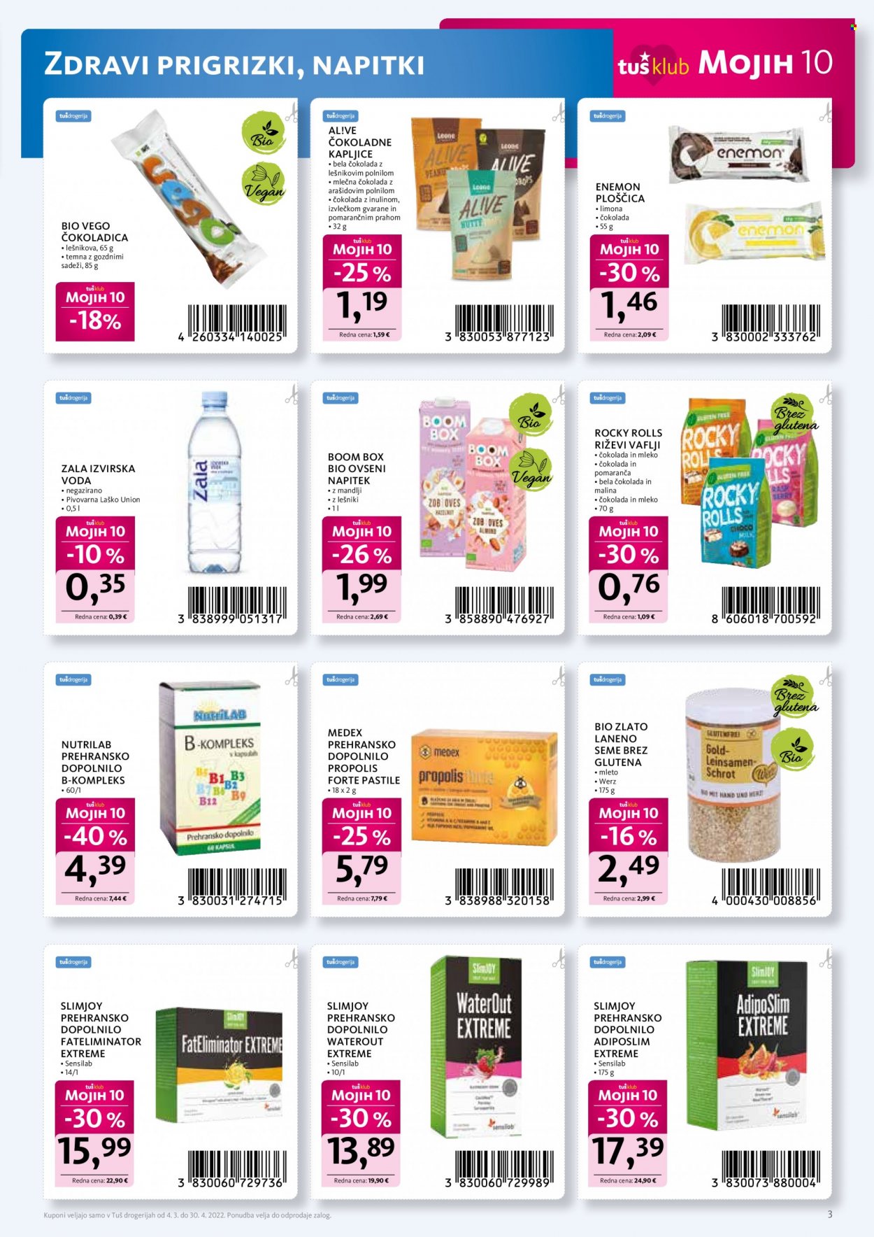 Tuš Drogeria katalog - 4.3.2022 - 30.4.2022. Stran 3