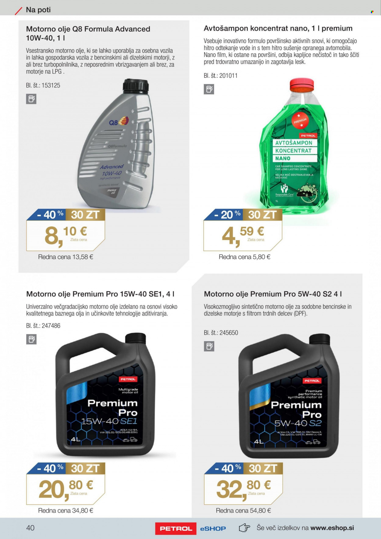 Petrol katalog - 1.3.2022 - 31.3.2022. Stran 40