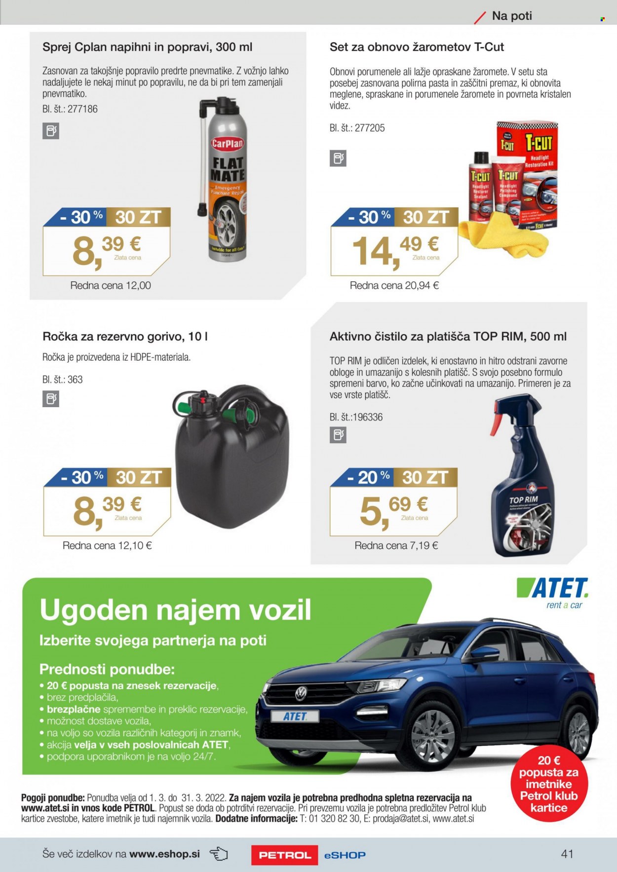 Petrol katalog - 1.3.2022 - 31.3.2022. Stran 41