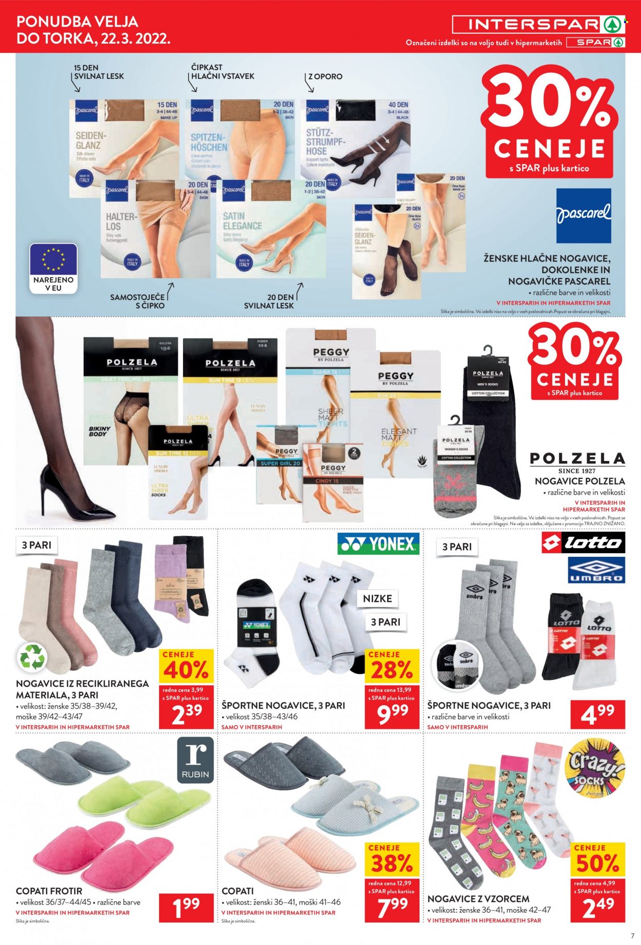INTERSPAR katalog - 9.3.2022 - 22.3.2022. Stran 7