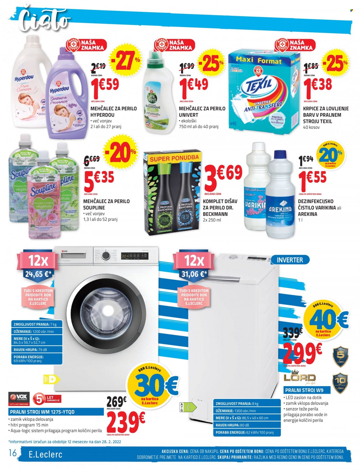 E.Leclerc katalog - 9.3.2022 - 19.3.2022. Stran 16