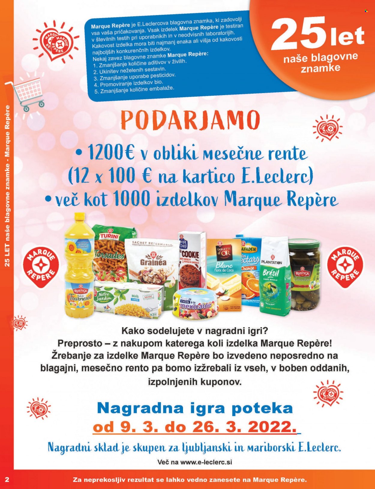 E.Leclerc katalog - 9.3.2022 - 19.3.2022. Stran 2