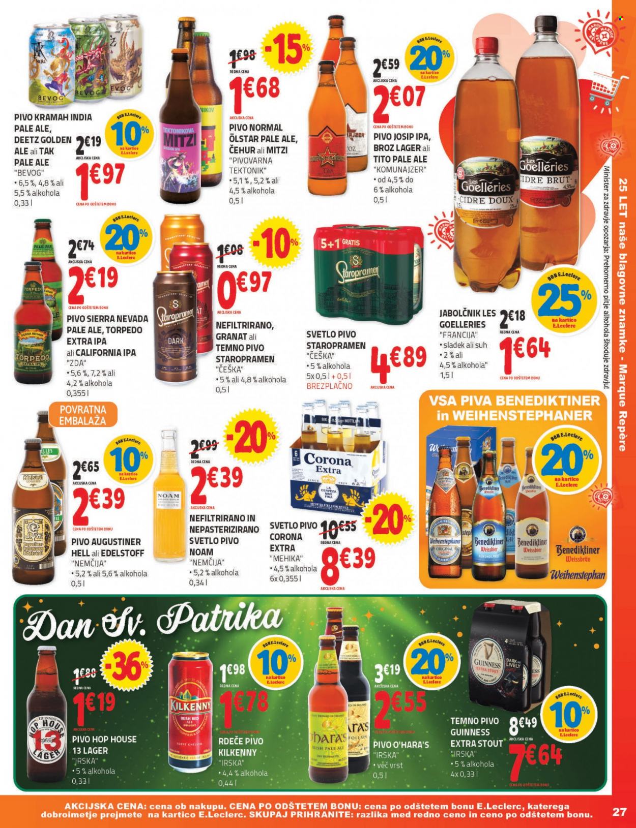 E.Leclerc katalog - 9.3.2022 - 19.3.2022. Stran 27