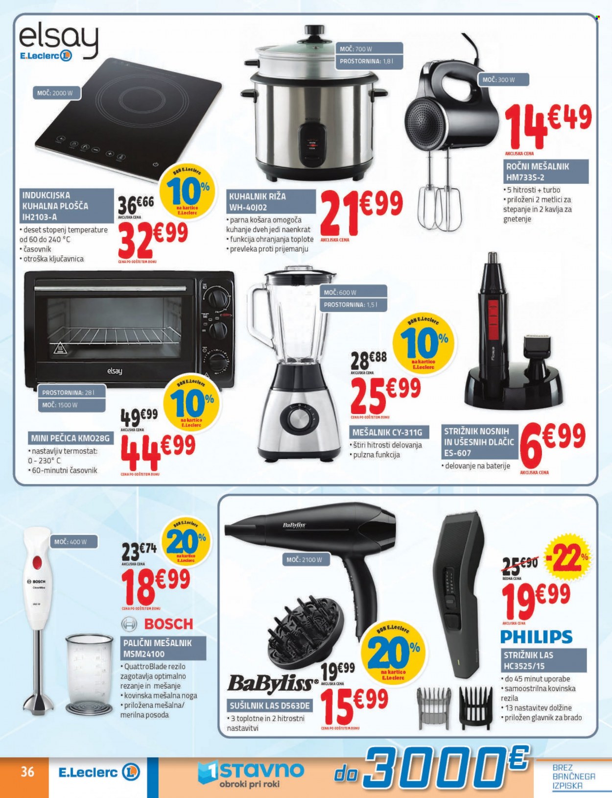 E.Leclerc katalog - 9.3.2022 - 19.3.2022. Stran 36