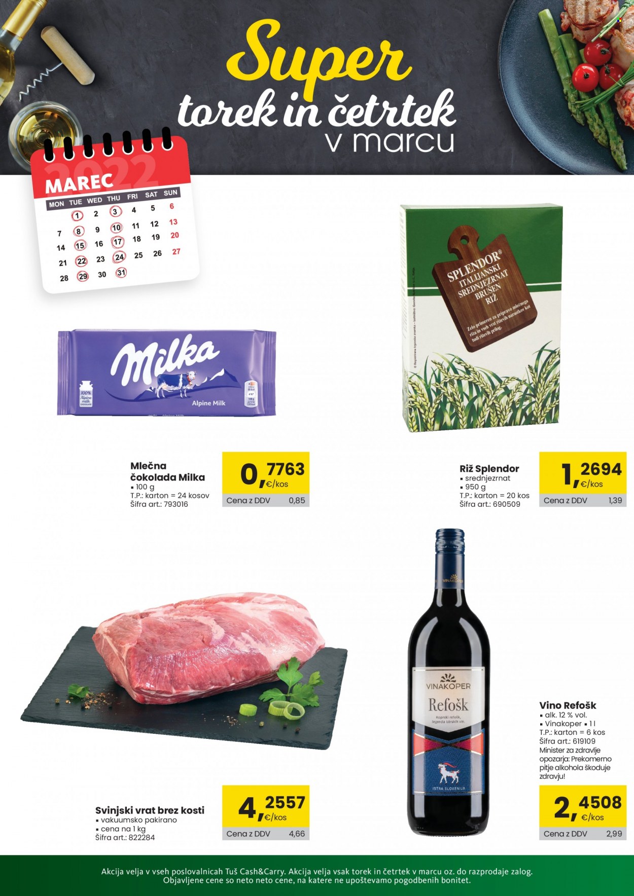 Tuš Cash & Carry katalog - 1.3.2022 - 31.3.2022. Stran 1