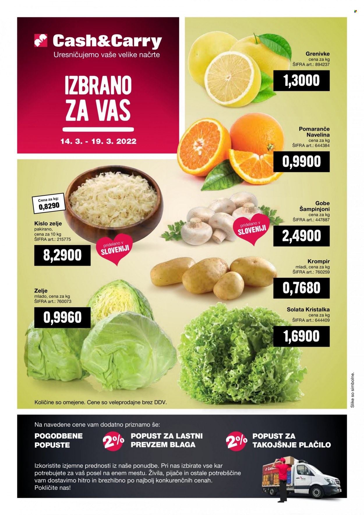 Mercator Cash & Carry katalog - 14.3.2022 - 19.3.2022. Stran 1