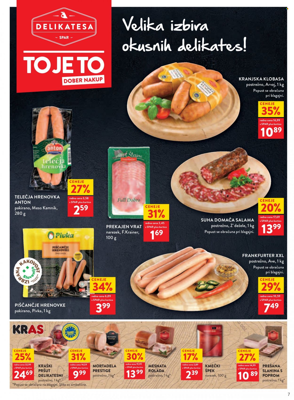 SPAR katalog - 16.3.2022 - 22.3.2022. Stran 7