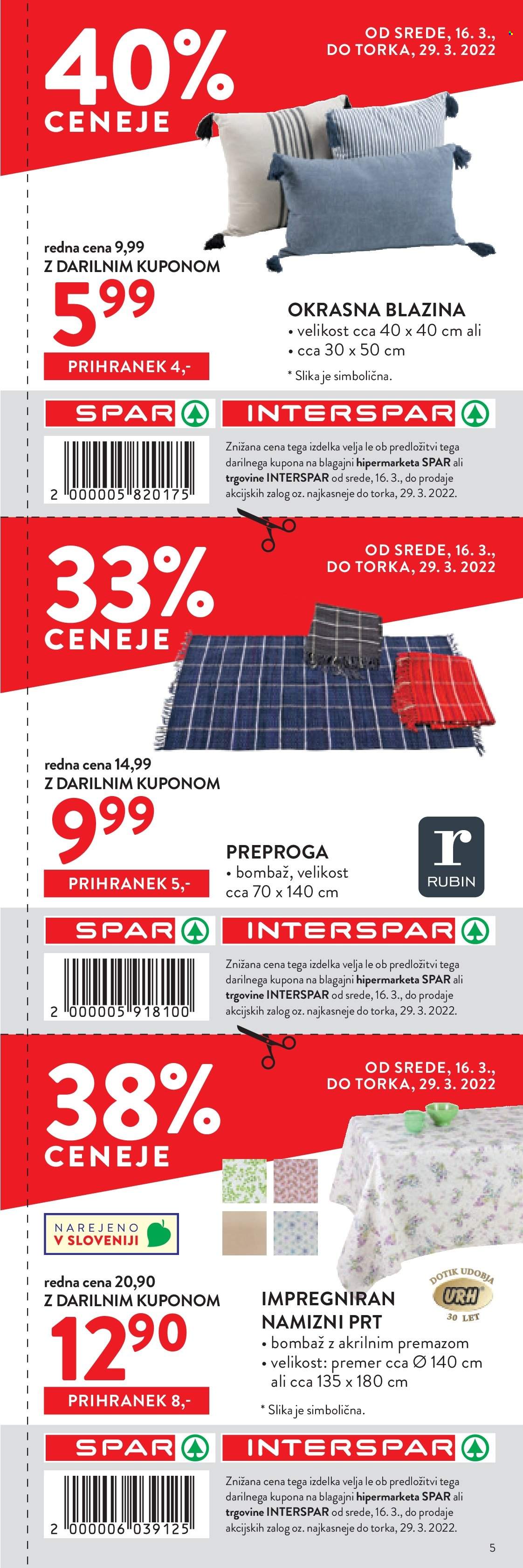 SPAR katalog - 16.3.2022 - 29.3.2022. Stran 5