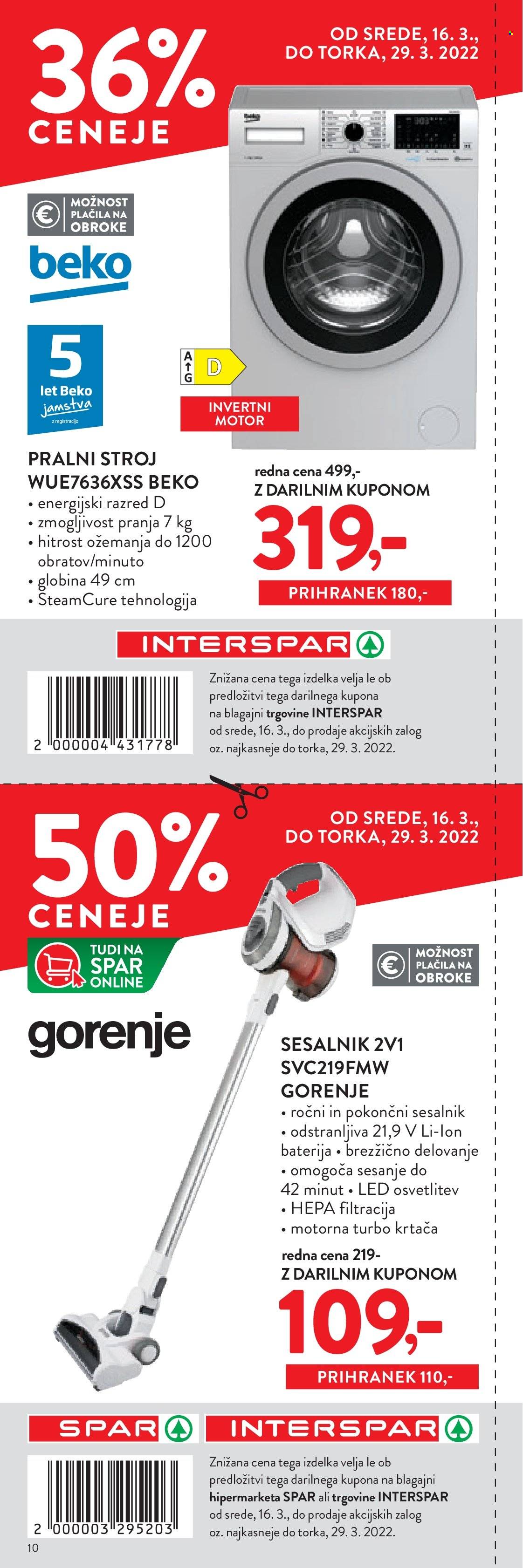 SPAR katalog - 16.3.2022 - 29.3.2022. Stran 10