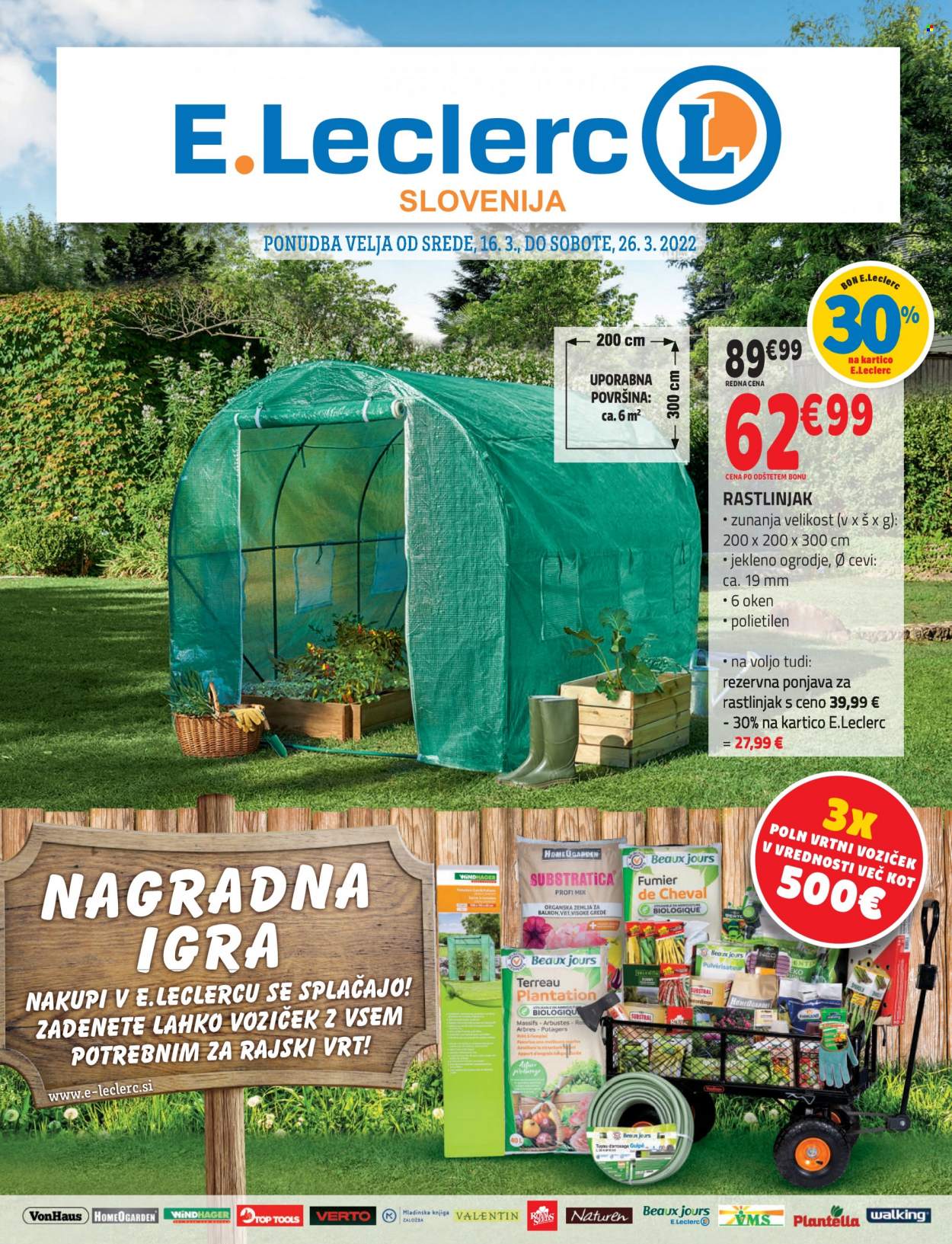 E.Leclerc katalog - 16.3.2022 - 26.3.2022. Stran 1