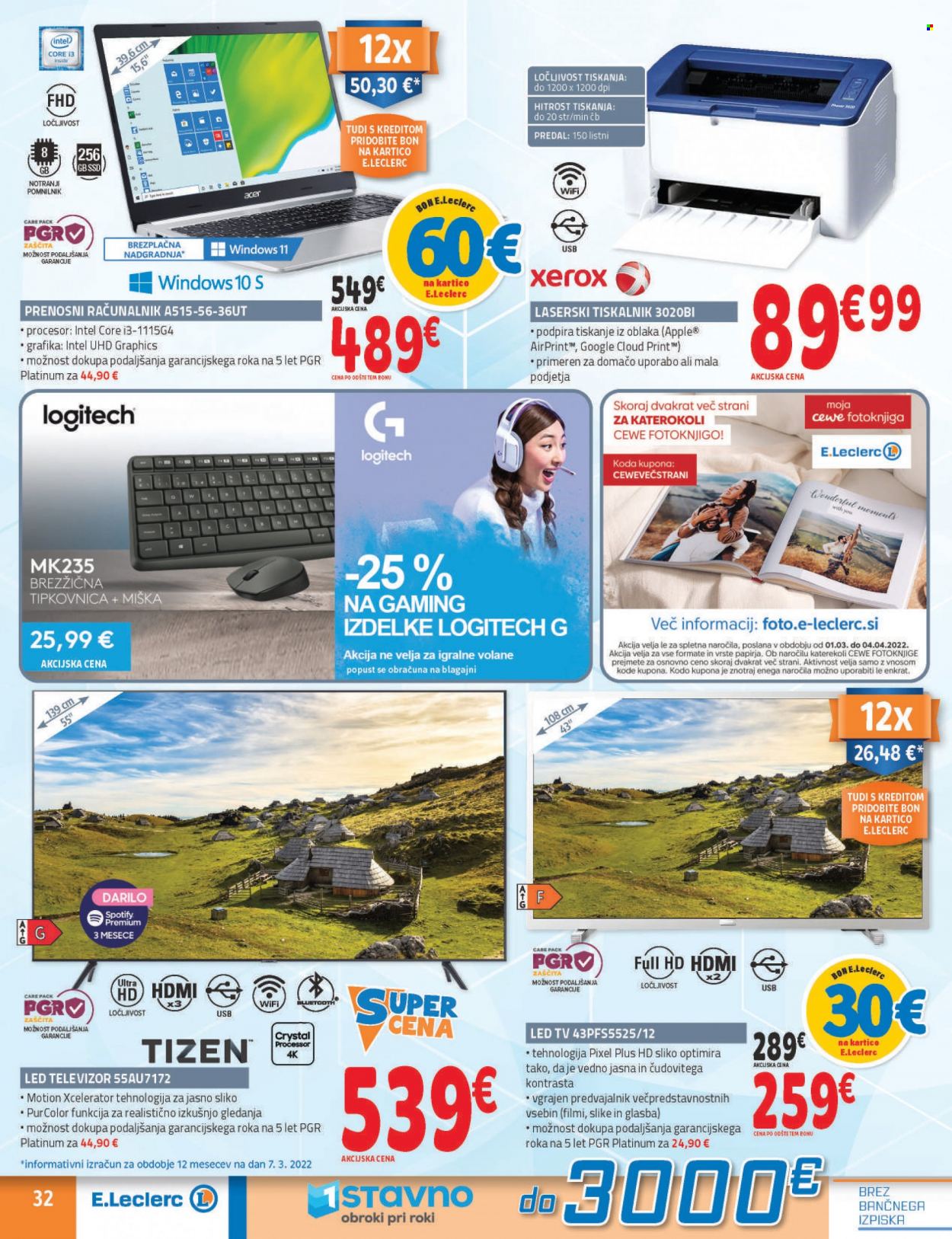 E.Leclerc katalog - 16.3.2022 - 26.3.2022. Stran 32