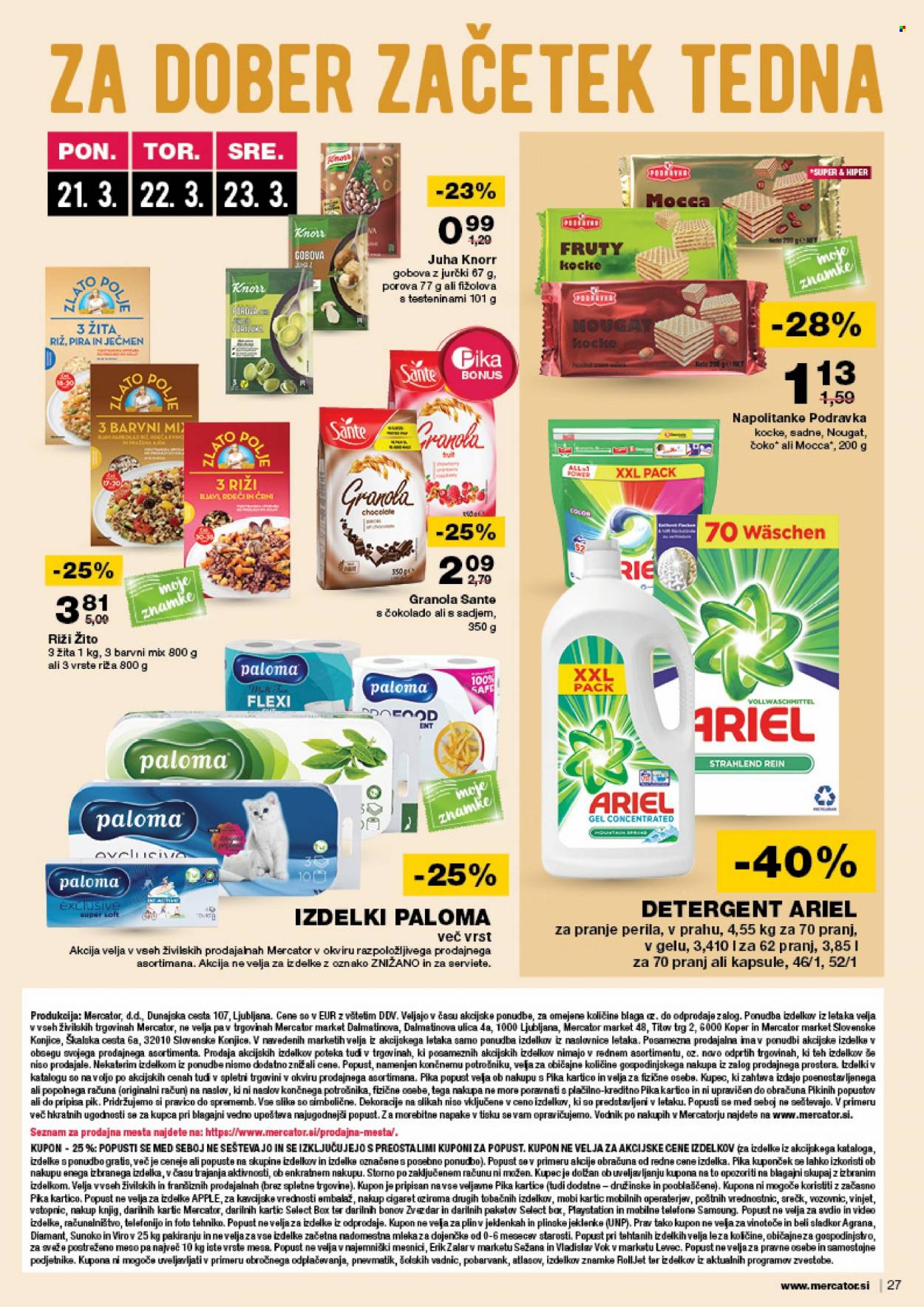 Mercator katalog - 17.3.2022 - 23.3.2022. Stran 27