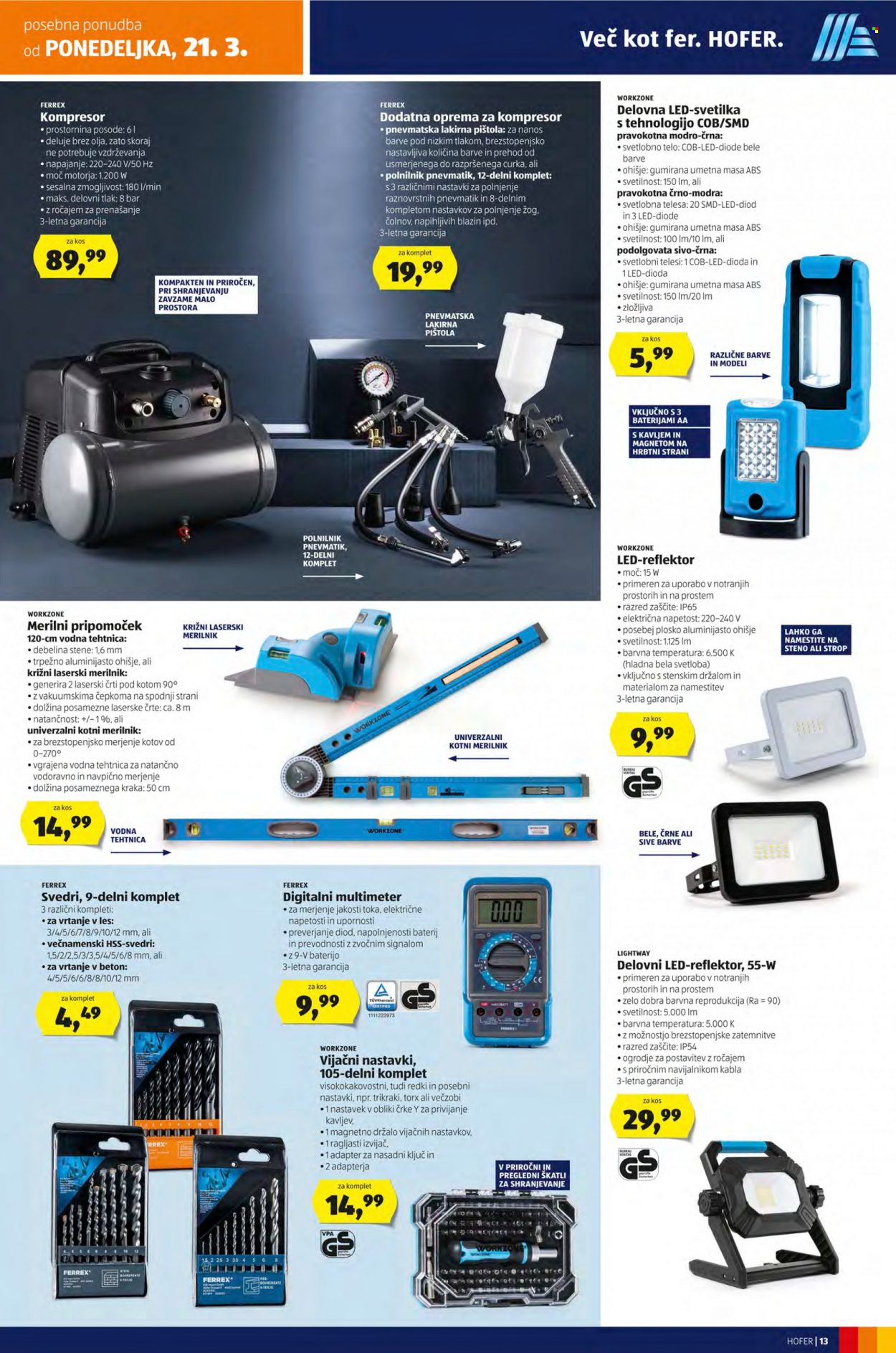 Hofer katalog - 18.3.2022 - 26.3.2022. Stran 13
