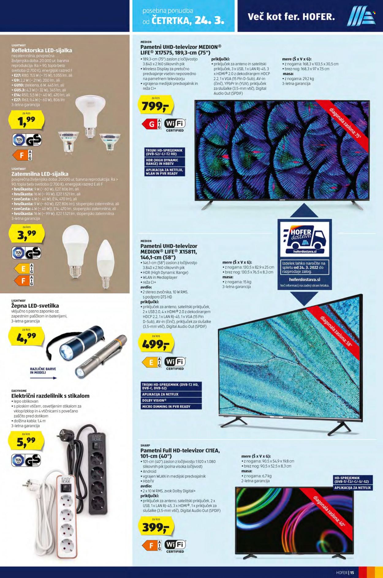 Hofer katalog - 18.3.2022 - 26.3.2022. Stran 15