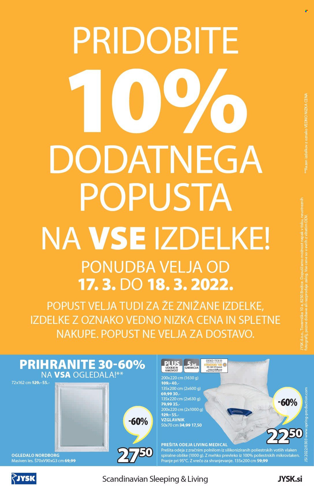 JYSK katalog - 17.3.2022 - 30.3.2022. Stran 16