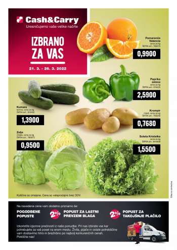 Mercator Cash & Carry katalog - 21.03.2022 - 26.03.2022.