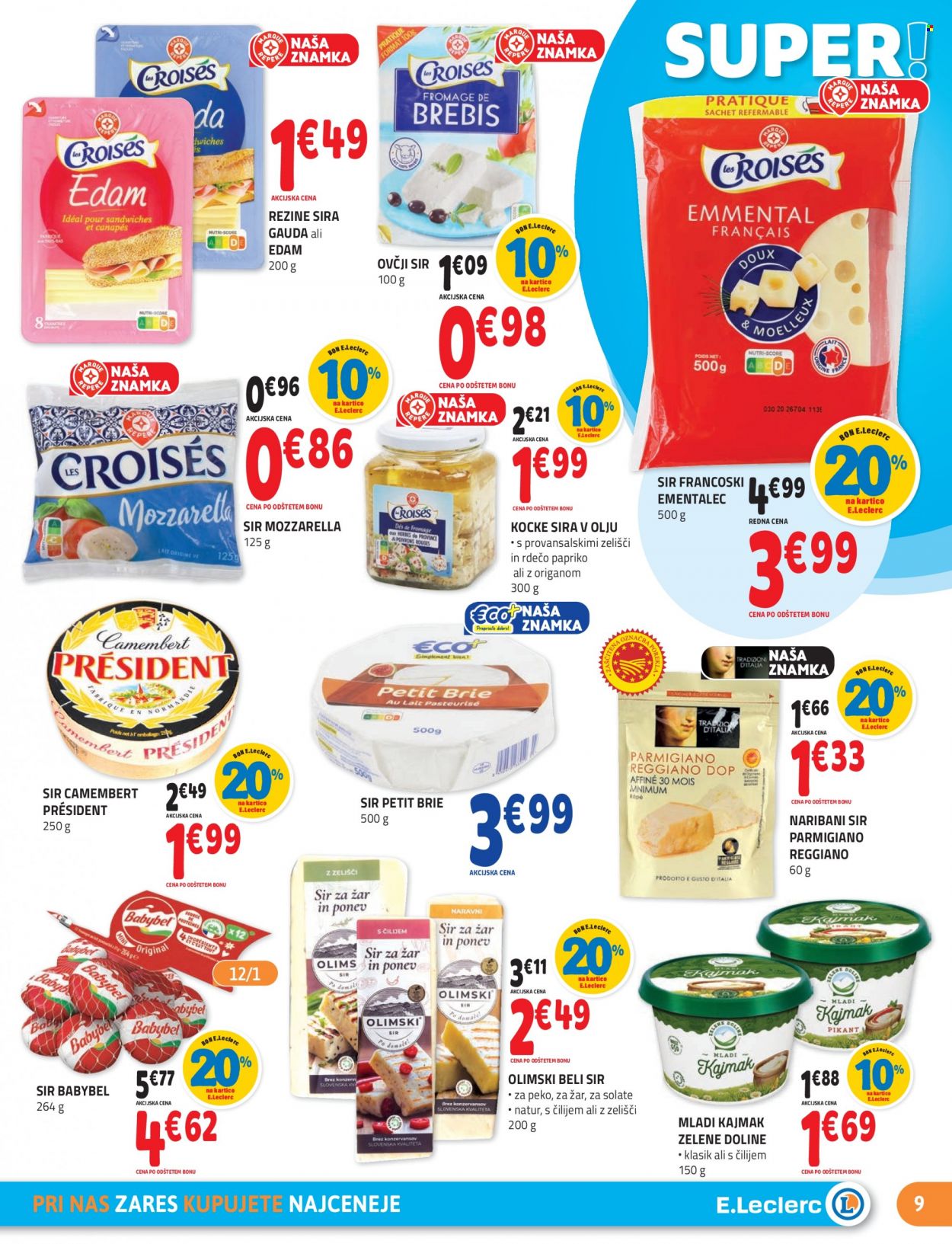 E.Leclerc katalog - 23.3.2022 - 2.4.2022. Stran 9