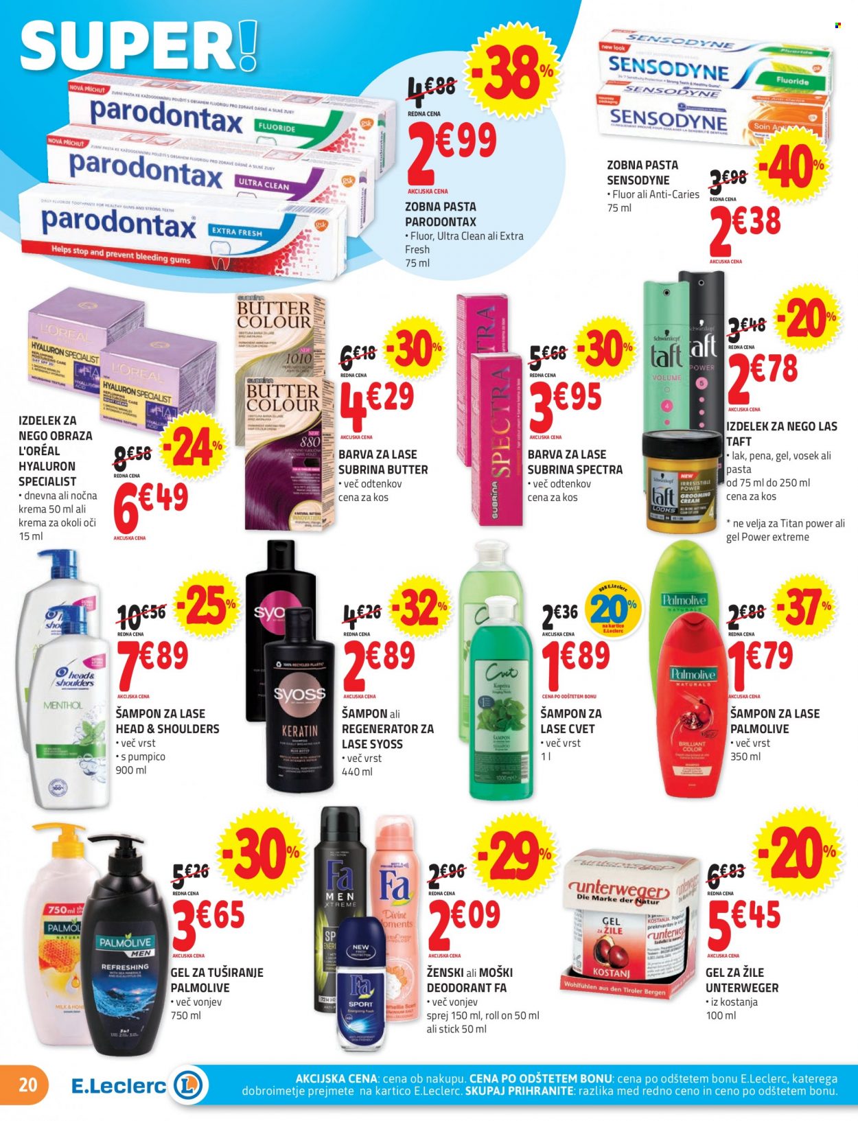 E.Leclerc katalog - 23.3.2022 - 2.4.2022. Stran 20