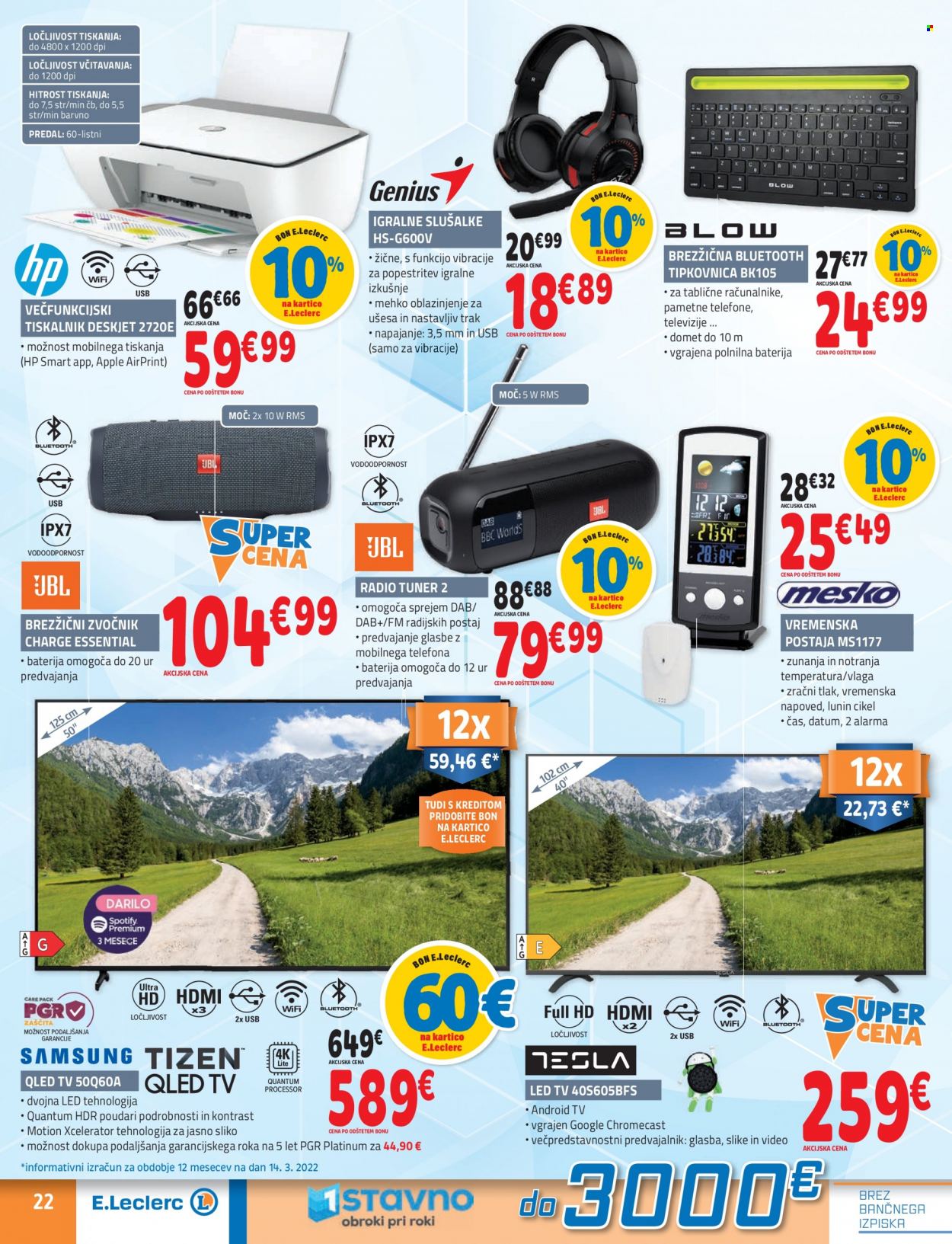 E.Leclerc katalog - 23.3.2022 - 2.4.2022. Stran 22