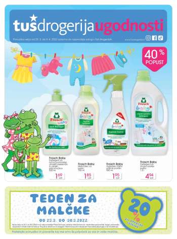 Tuš Drogeria katalog - 23.03.2022 - 09.04.2022.
