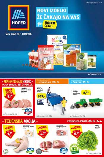 Hofer katalog - 25.03.2022 - 02.04.2022.