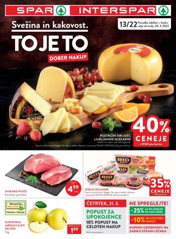SPAR katalog - 30.03.2022 - 05.04.2022.