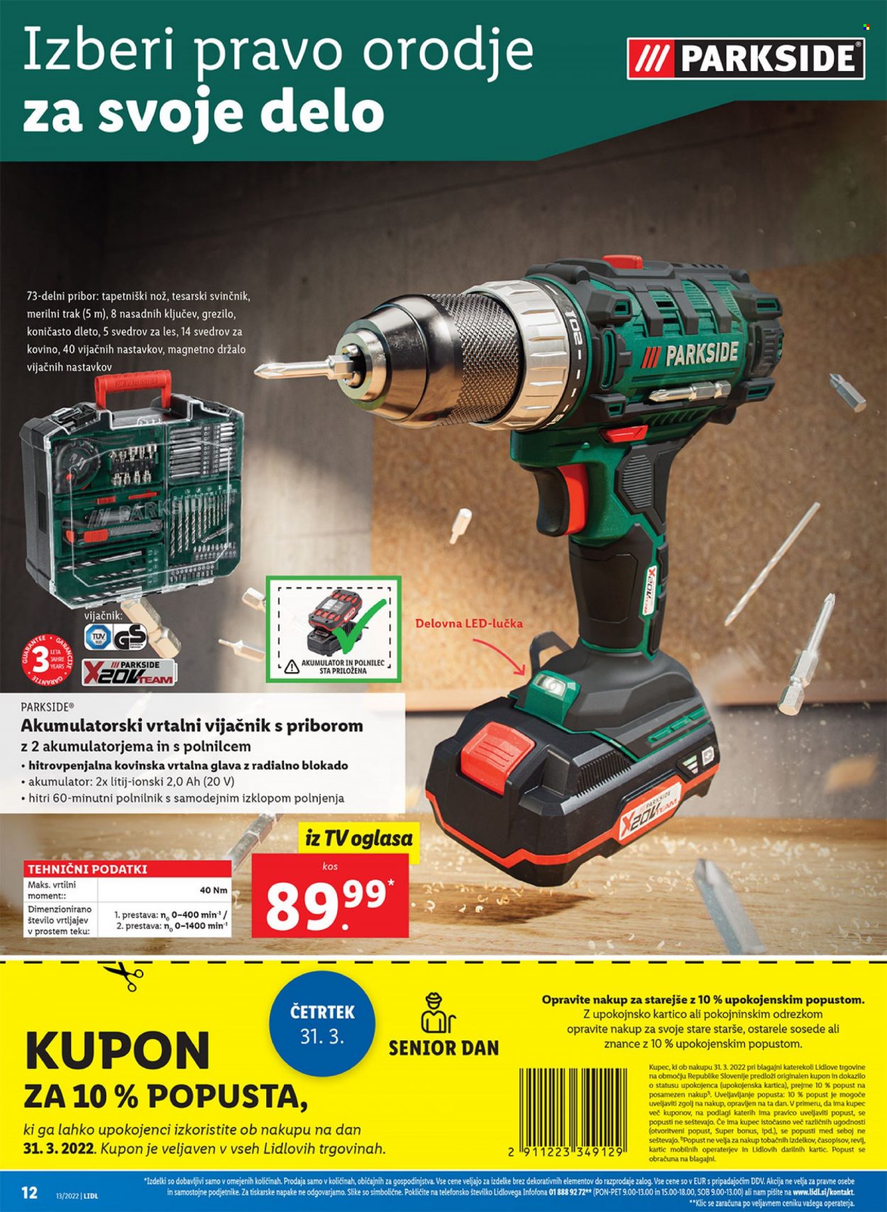 Lidl katalog - 31.3.2022 - 10.4.2022. Stran 16