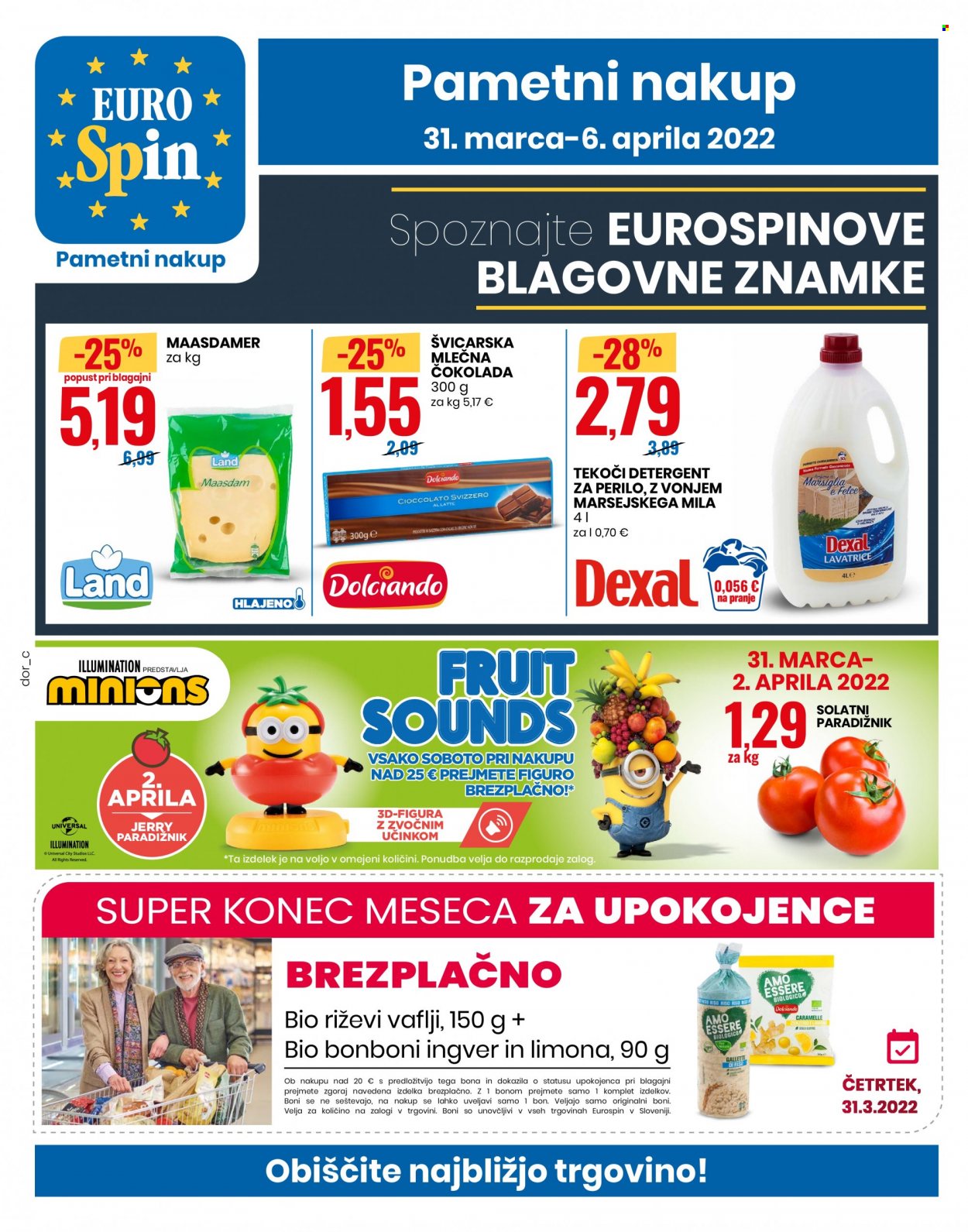 EuroSpin katalog - 31.3.2022 - 6.4.2022. Stran 1