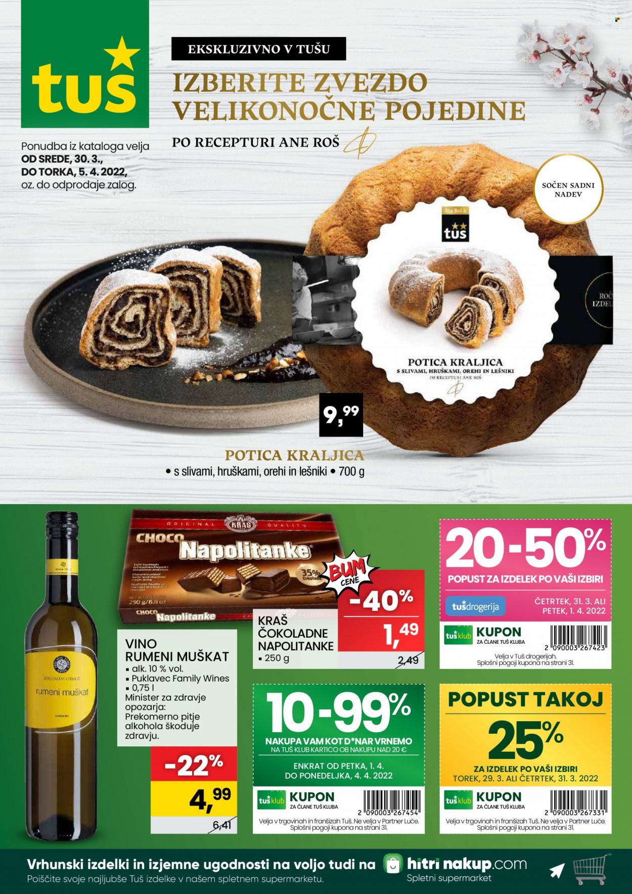 Tuš katalog - 30.3.2022 - 5.4.2022. Stran 1