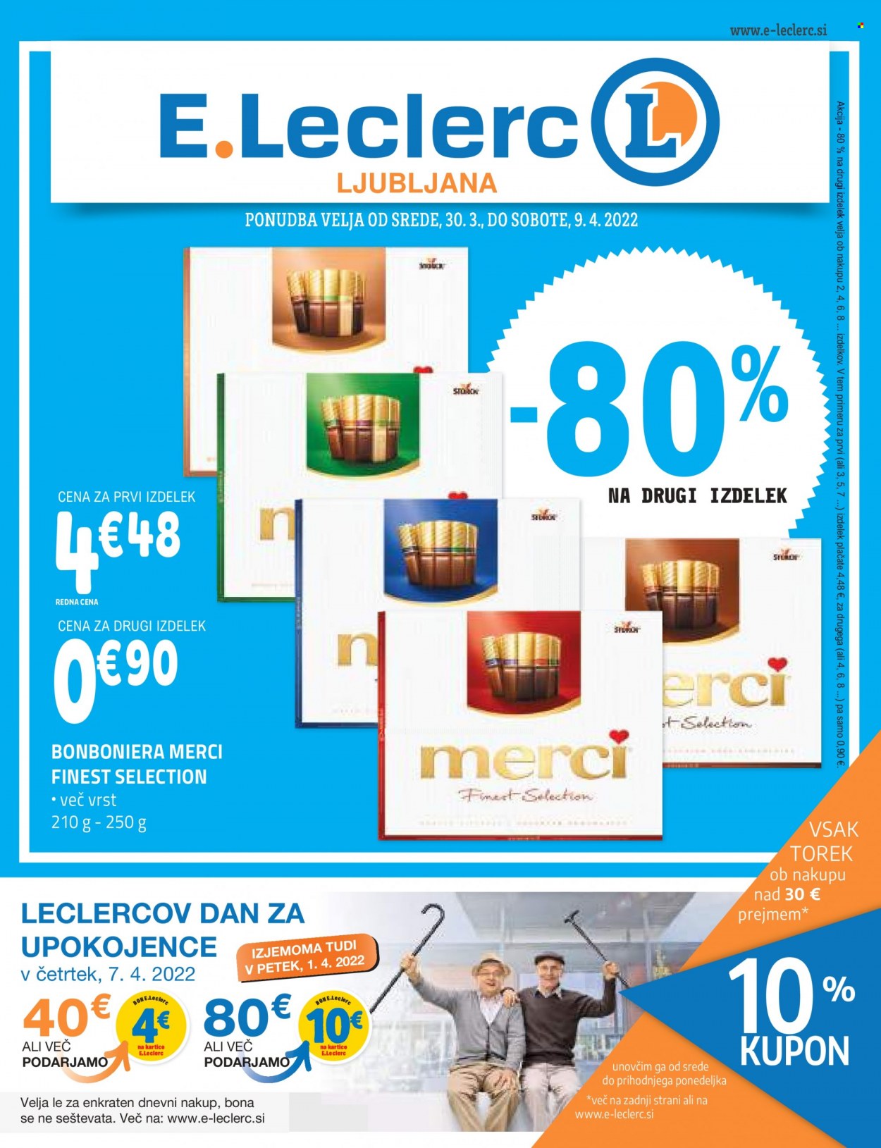 E.Leclerc katalog - 30.3.2022 - 9.4.2022. Stran 1