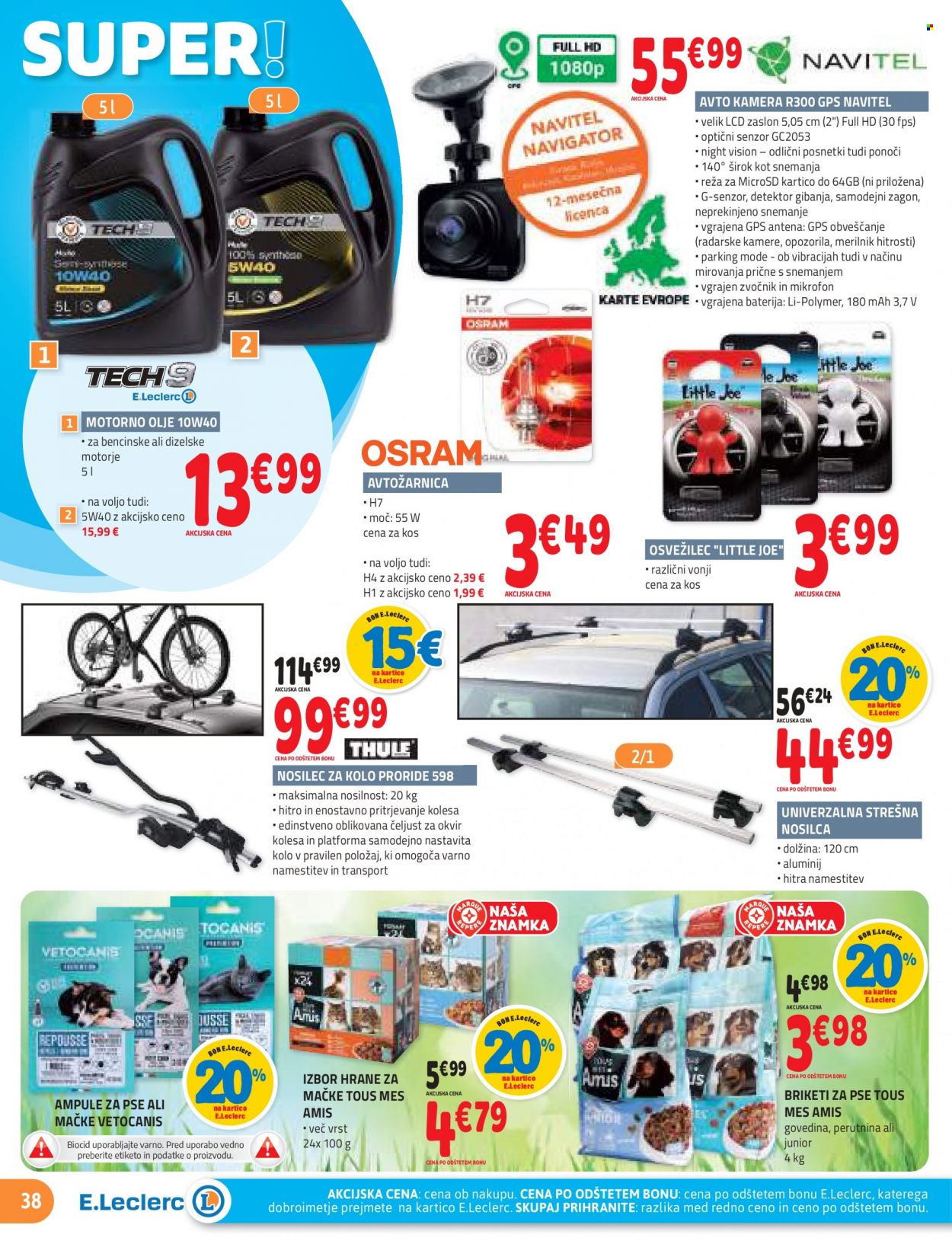 E.Leclerc katalog - 30.3.2022 - 9.4.2022. Stran 38