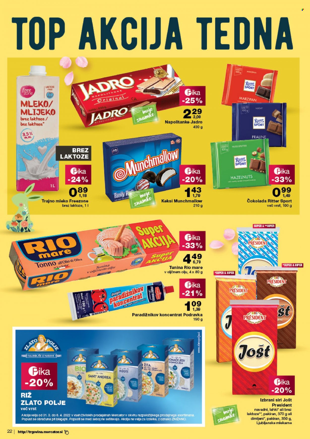 Mercator katalog - 31.3.2022 - 6.4.2022. Stran 22
