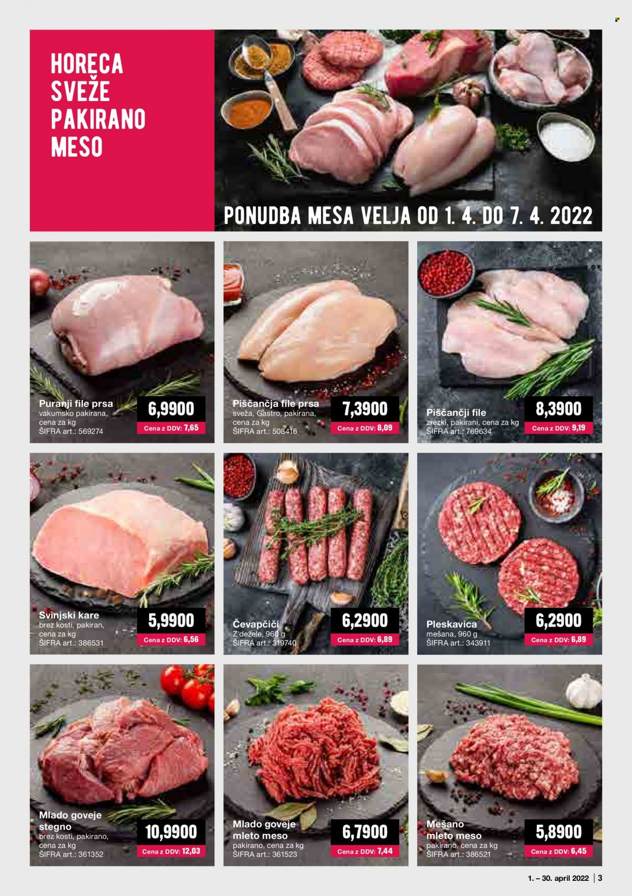 Mercator Cash & Carry katalog - 1.4.2022 - 30.4.2022. Stran 3