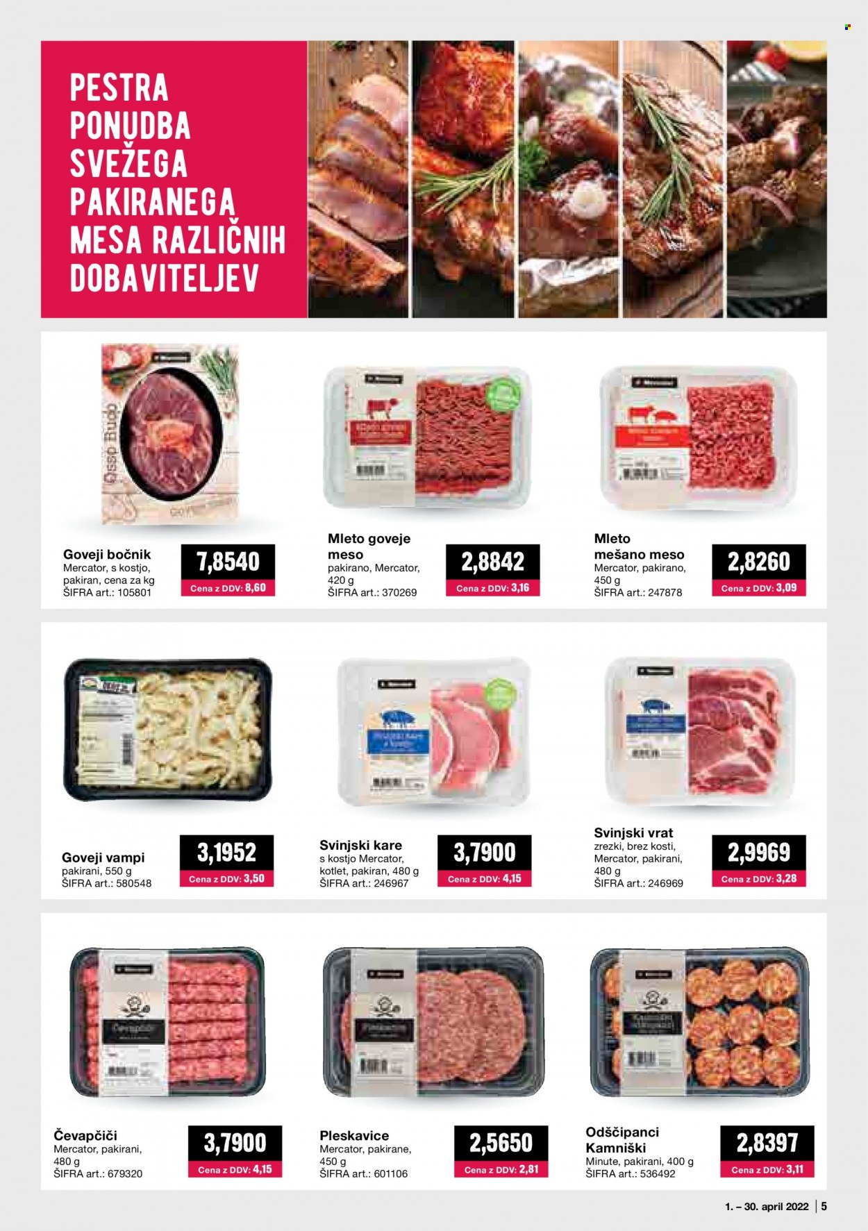 Mercator Cash & Carry katalog - 1.4.2022 - 30.4.2022. Stran 5