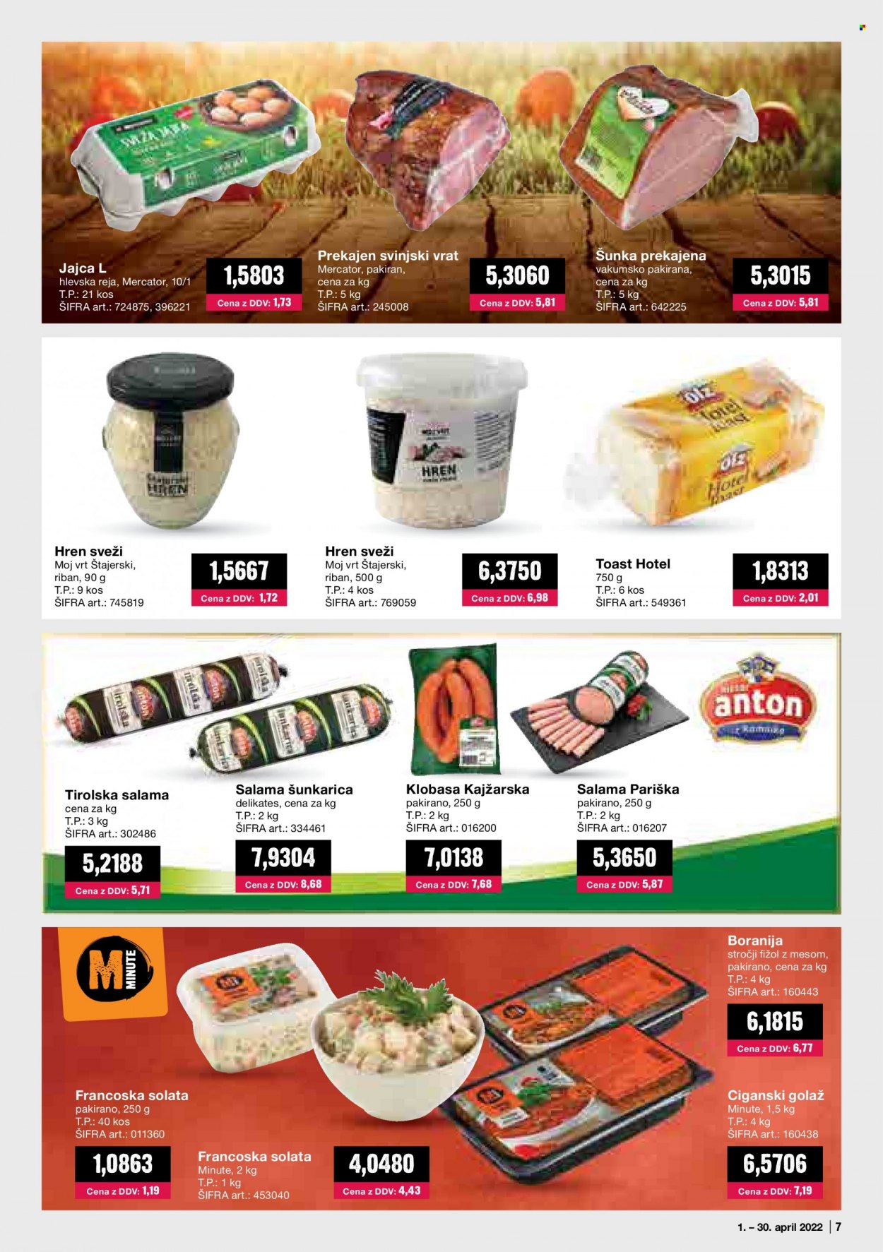 Mercator Cash & Carry katalog - 1.4.2022 - 30.4.2022. Stran 7