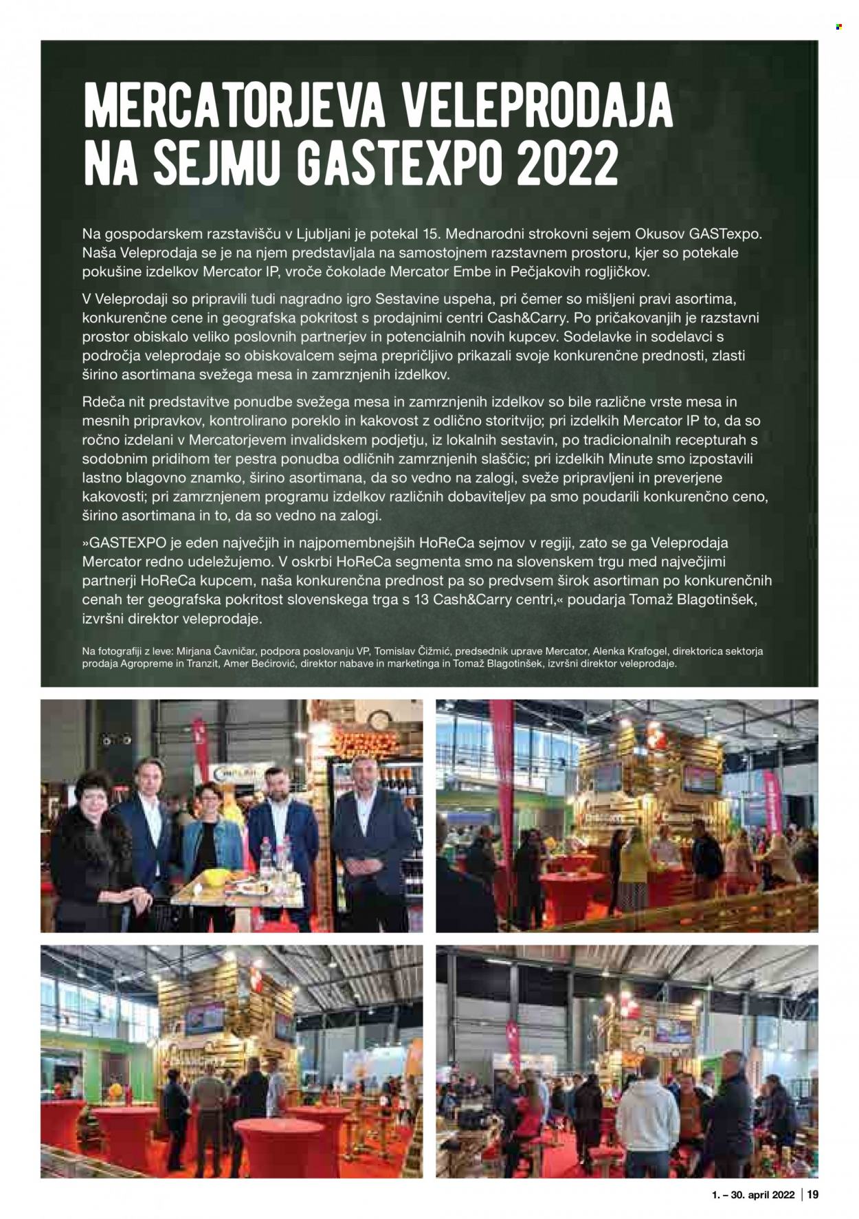 Mercator Cash & Carry katalog - 1.4.2022 - 30.4.2022. Stran 19