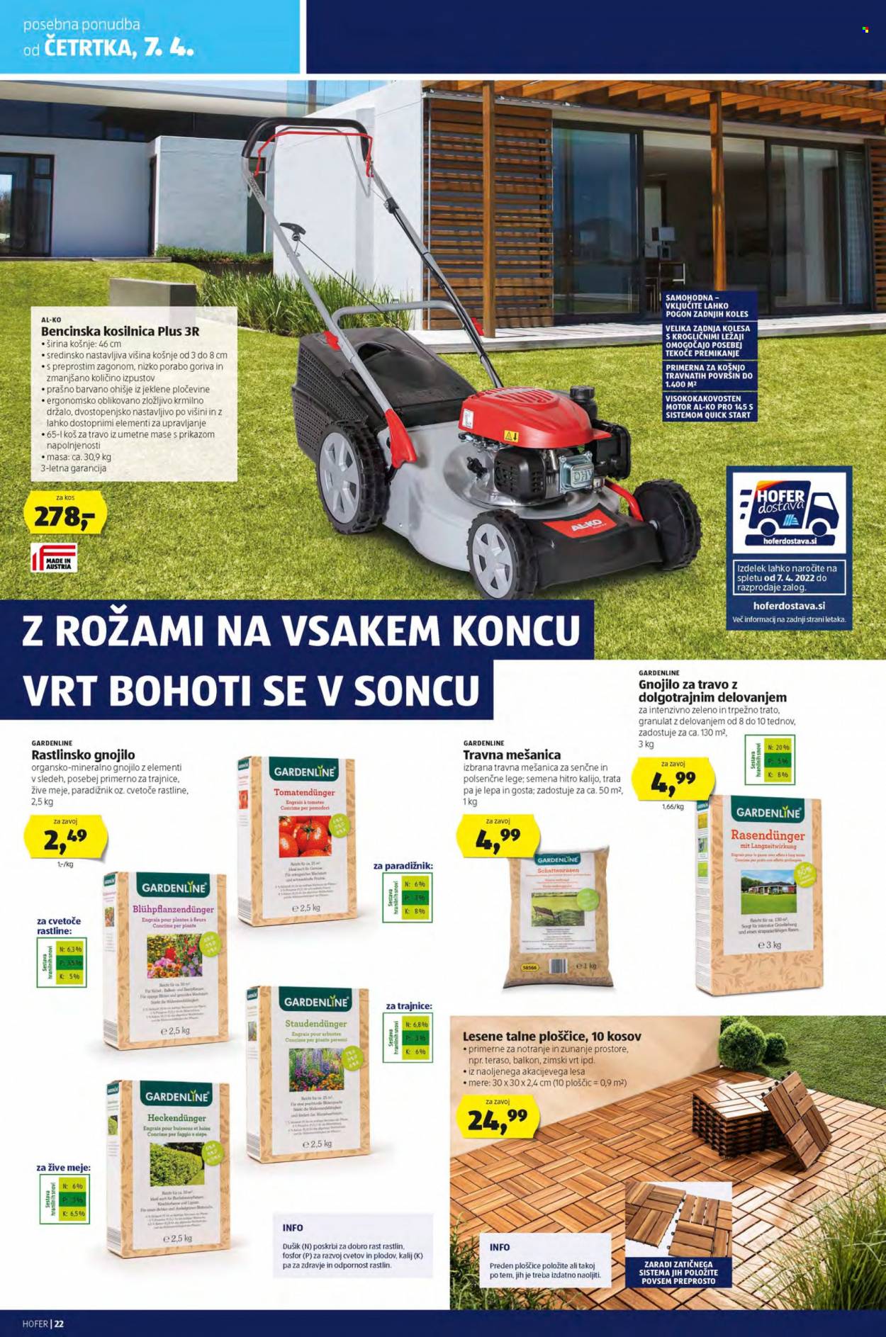 Hofer katalog - 1.4.2022 - 9.4.2022. Stran 22