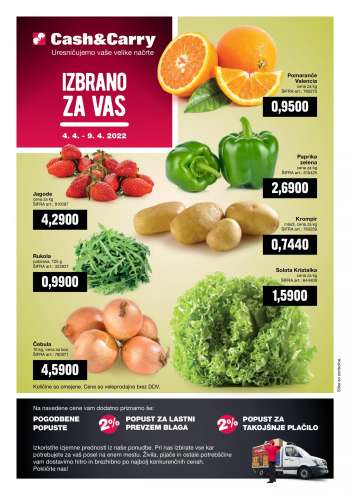 Mercator Cash & Carry katalog - 04.04.2022 - 09.04.2022.