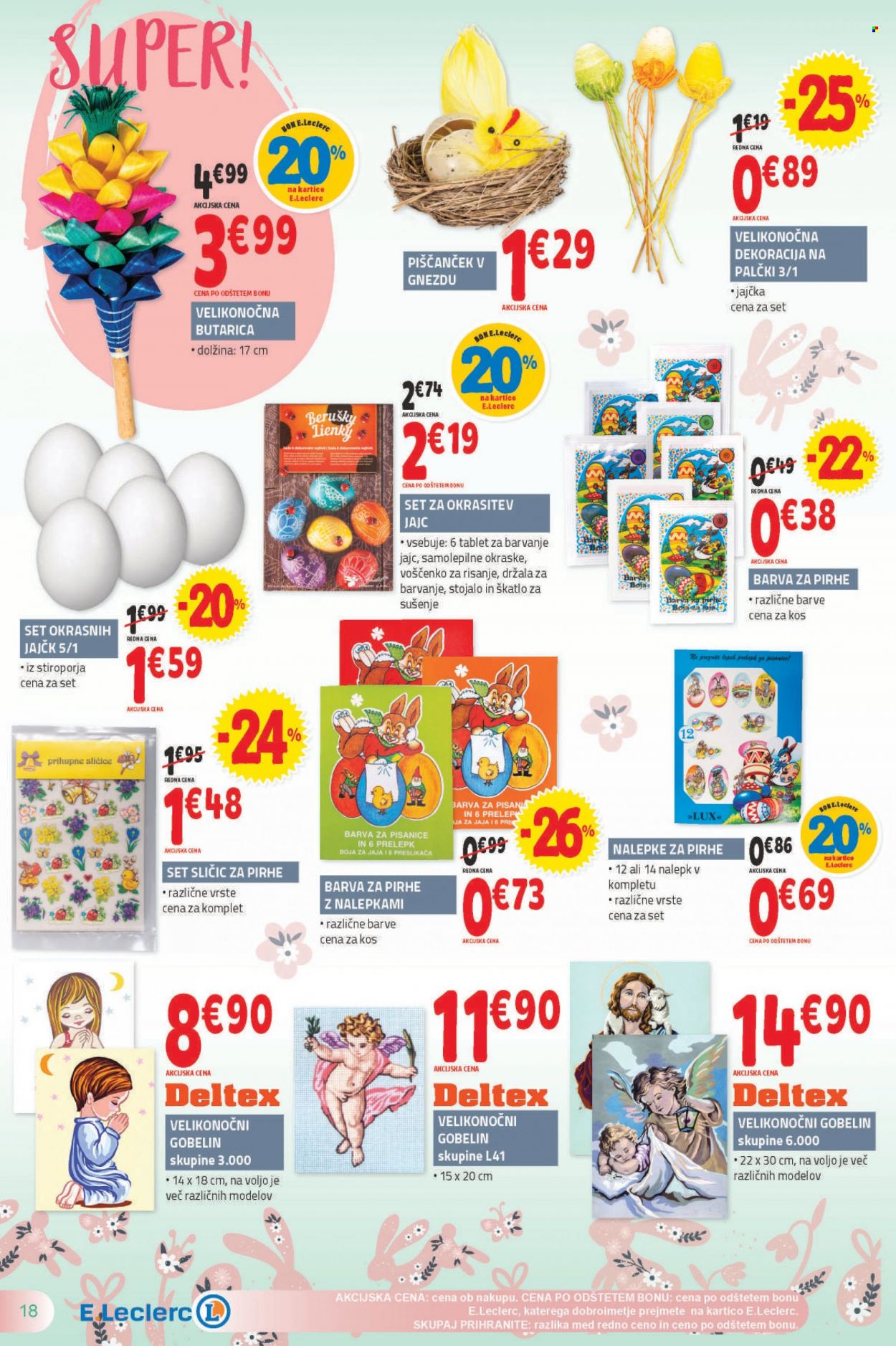 E.Leclerc katalog - 6.4.2022 - 16.4.2022. Stran 18