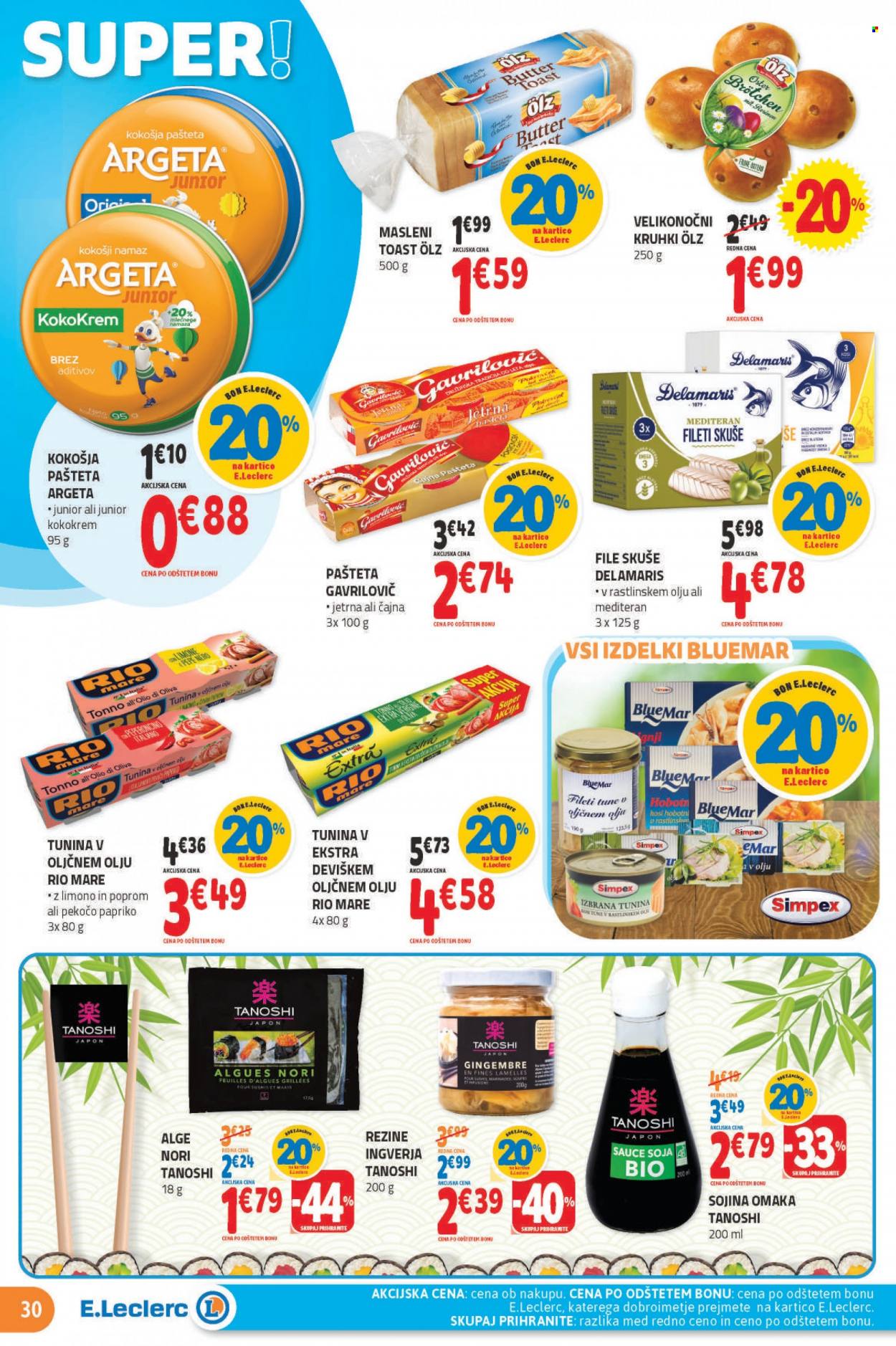 E.Leclerc katalog - 6.4.2022 - 16.4.2022. Stran 30