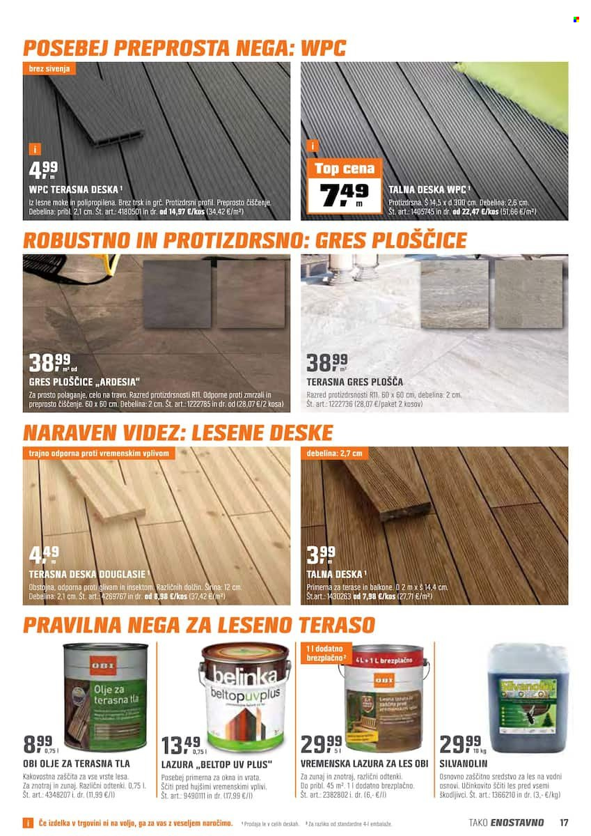 OBI katalog - 6.4.2022 - 17.4.2022. Stran 17