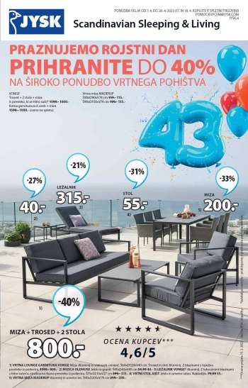 JYSK katalog - 07.04.2022 - 20.04.2022.