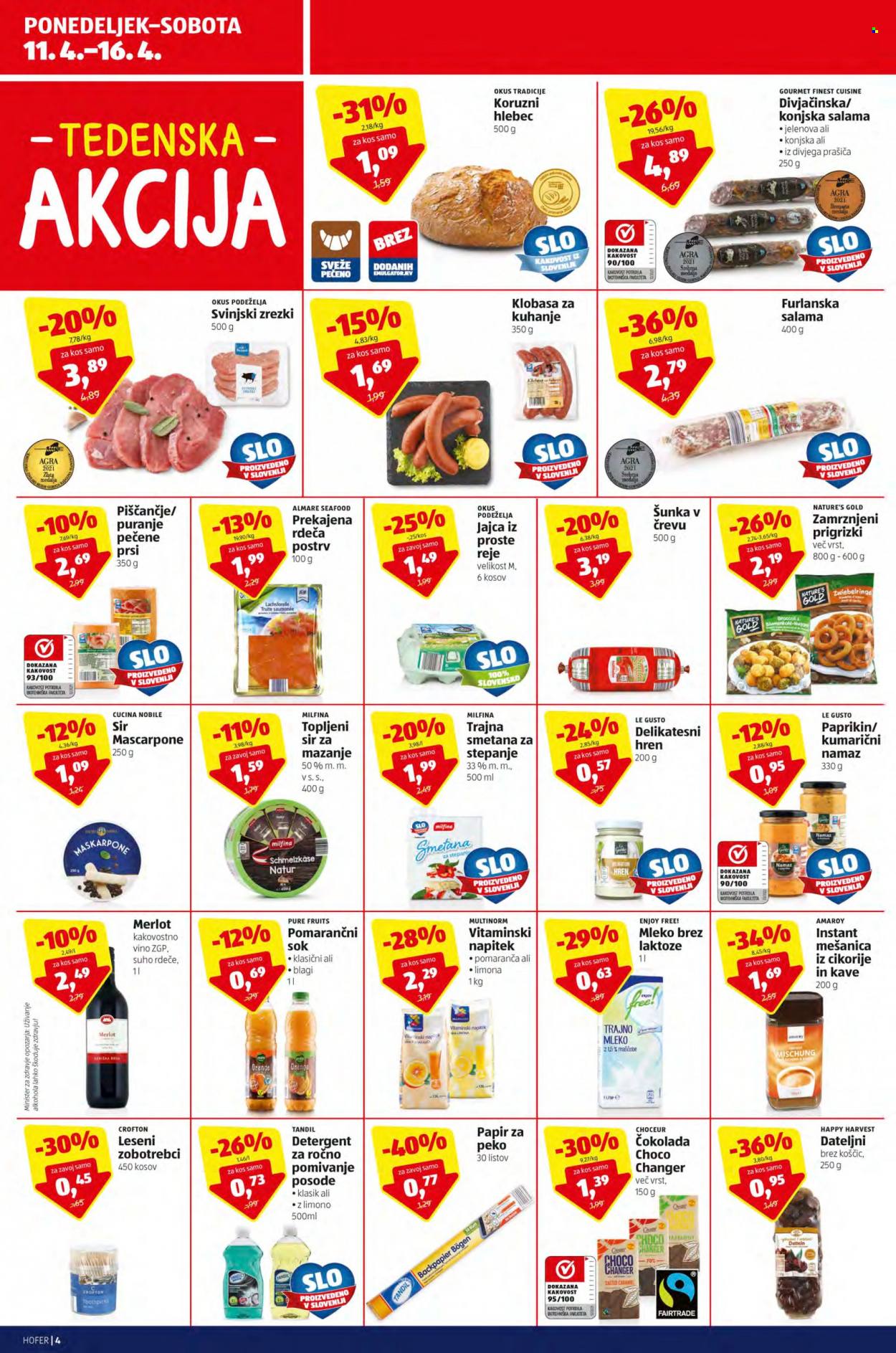 Hofer katalog - 8.4.2022 - 16.4.2022. Stran 4